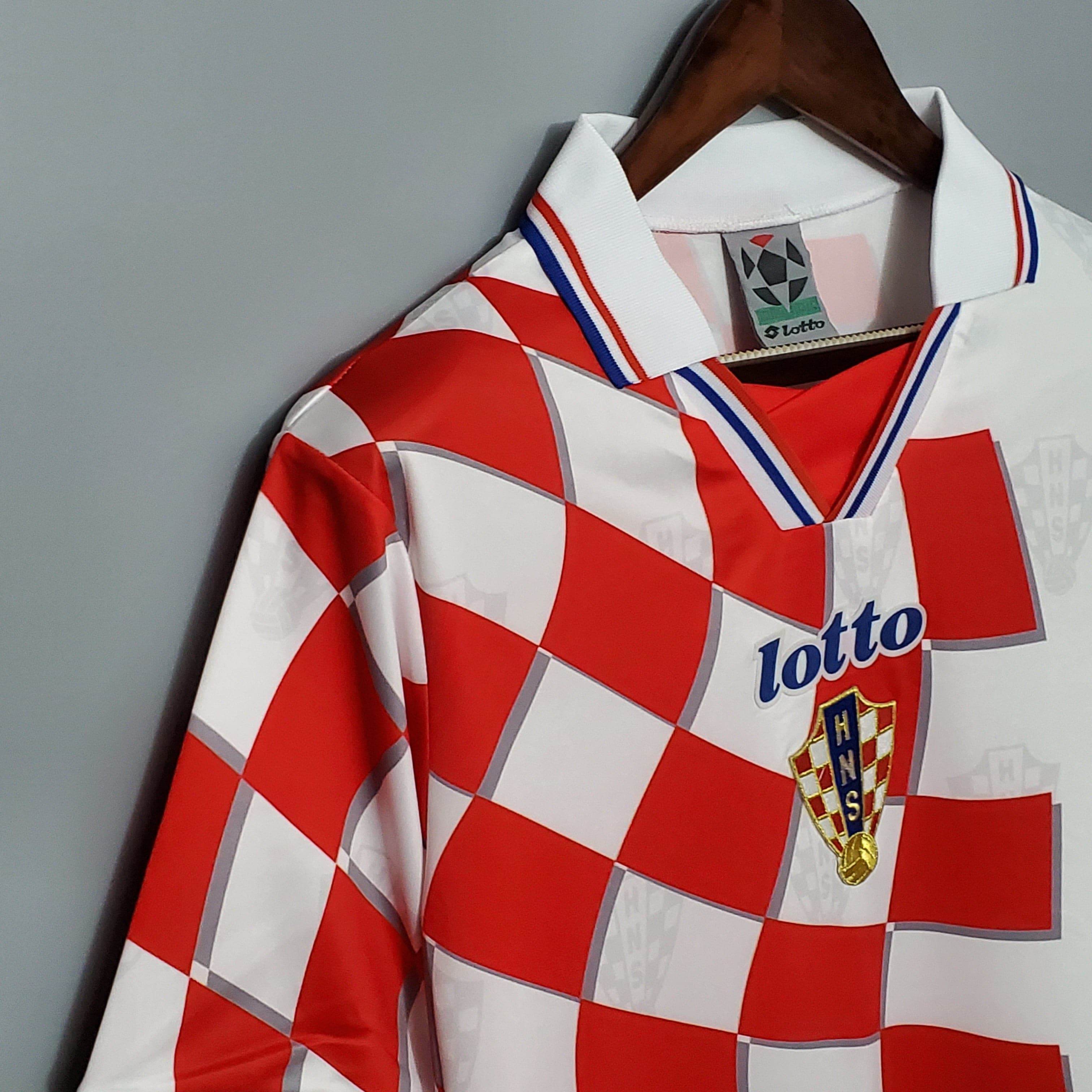 CAMISETA CROACIA II 1998 HOMBRE (RETRO) - ZonaCamisetas