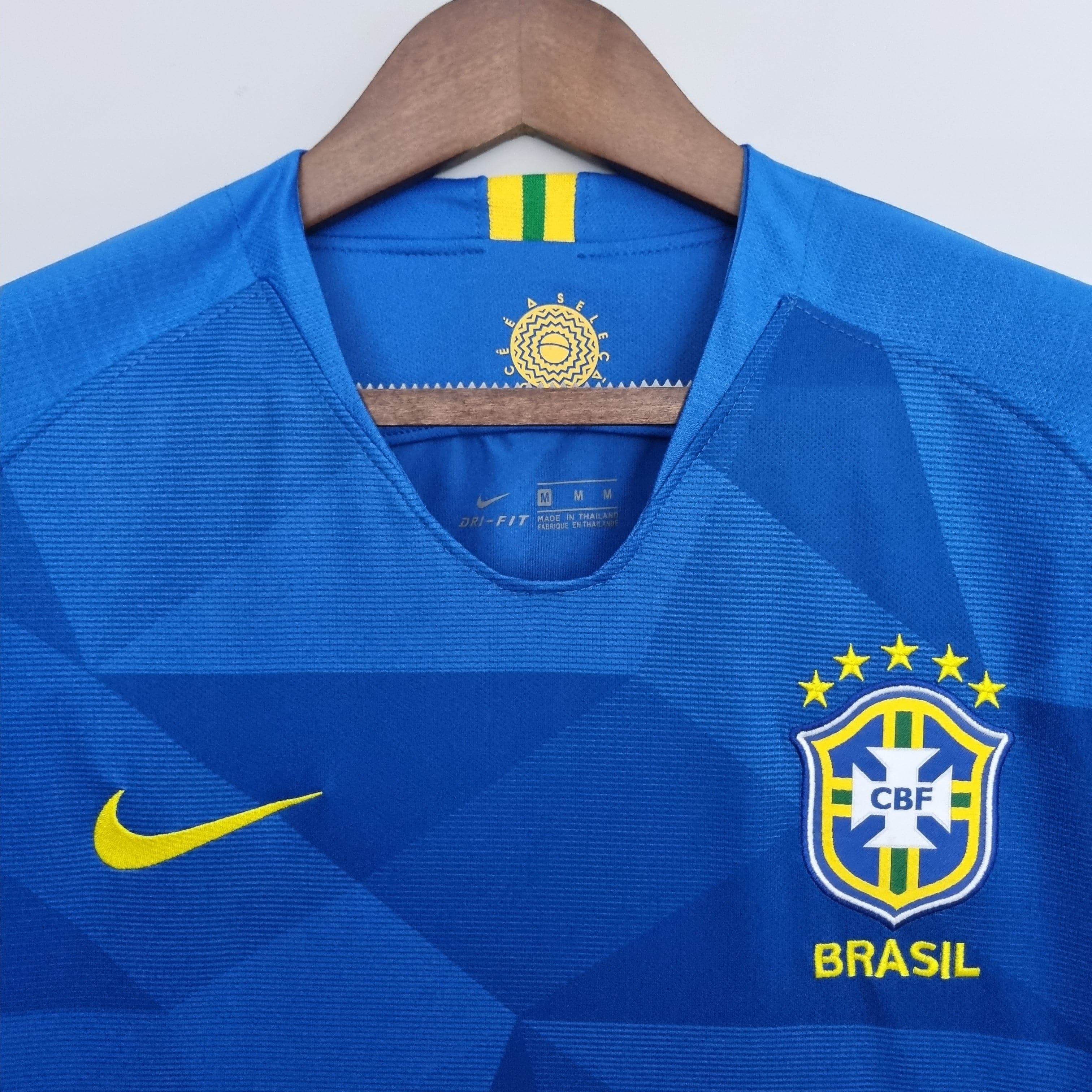 CAMISETA BRASIL II 2018 HOMBRE (RETRO) - ZonaCamisetas