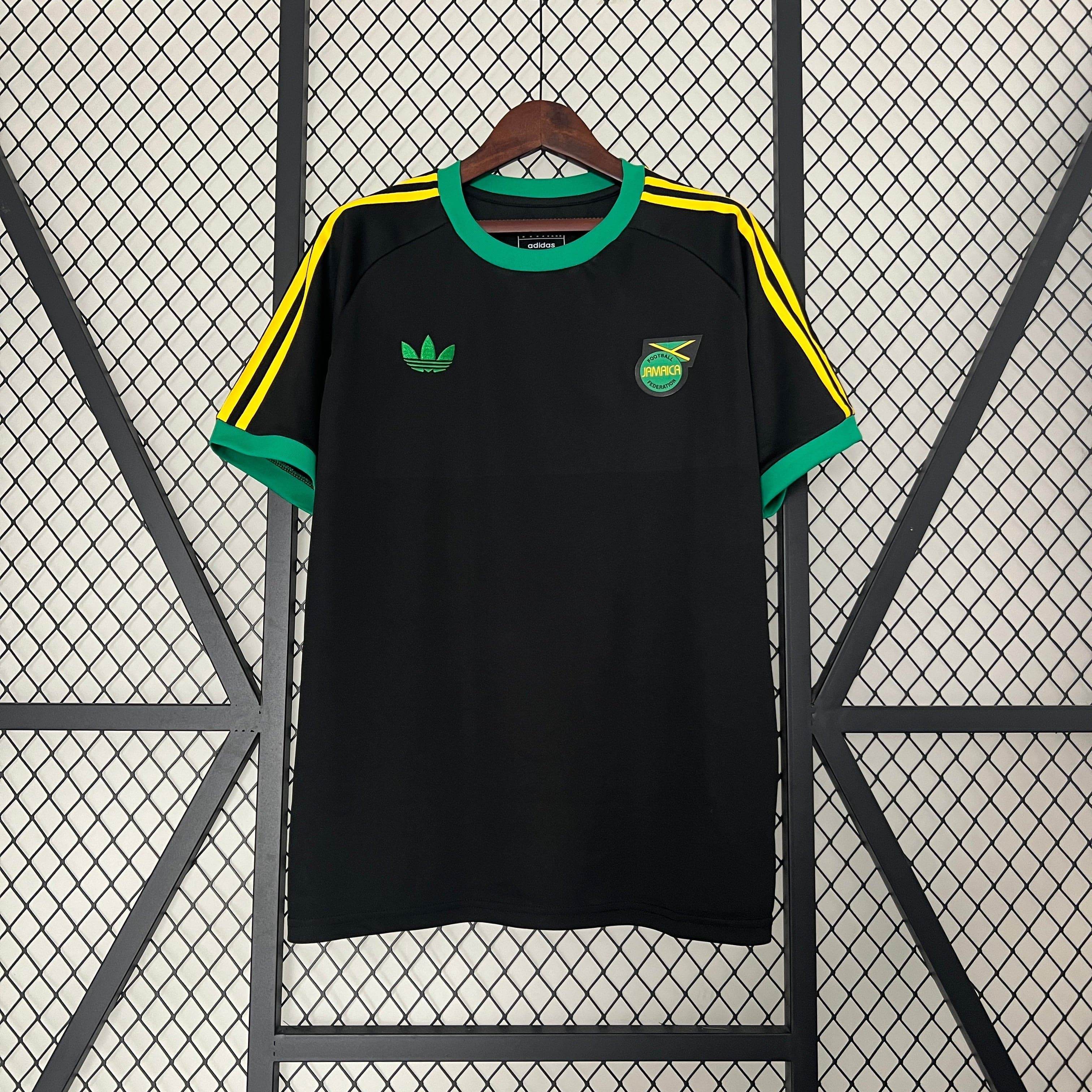 CAMISETA JAMAICA EDICIÓN LIMITADA BLACK 2024 HOMBRE (VERSIÓN FAN) - ZonaCamisetas
