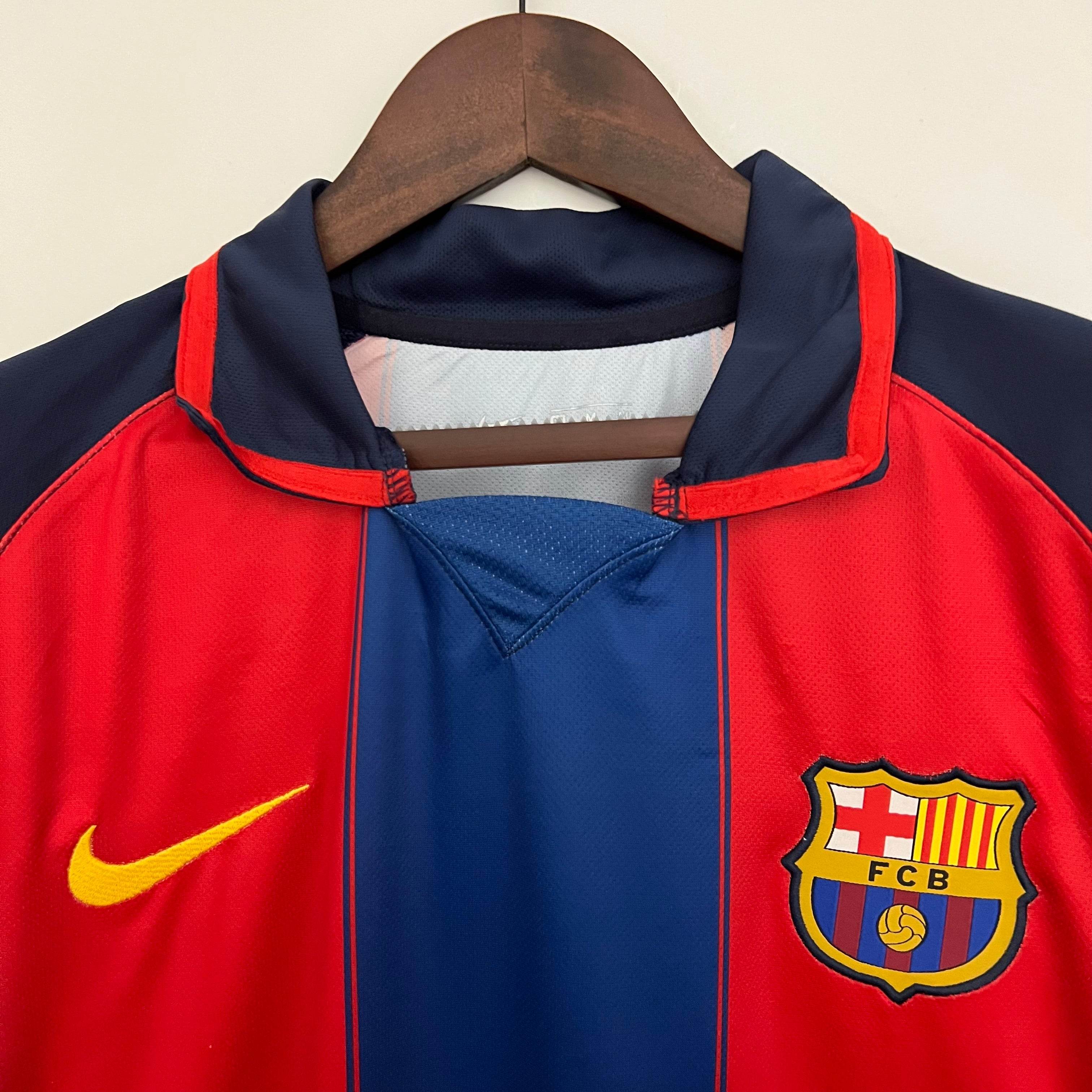 CAMISETA BARCELONA I 03/04 HOMBRE (RETRO) - ZonaCamisetas