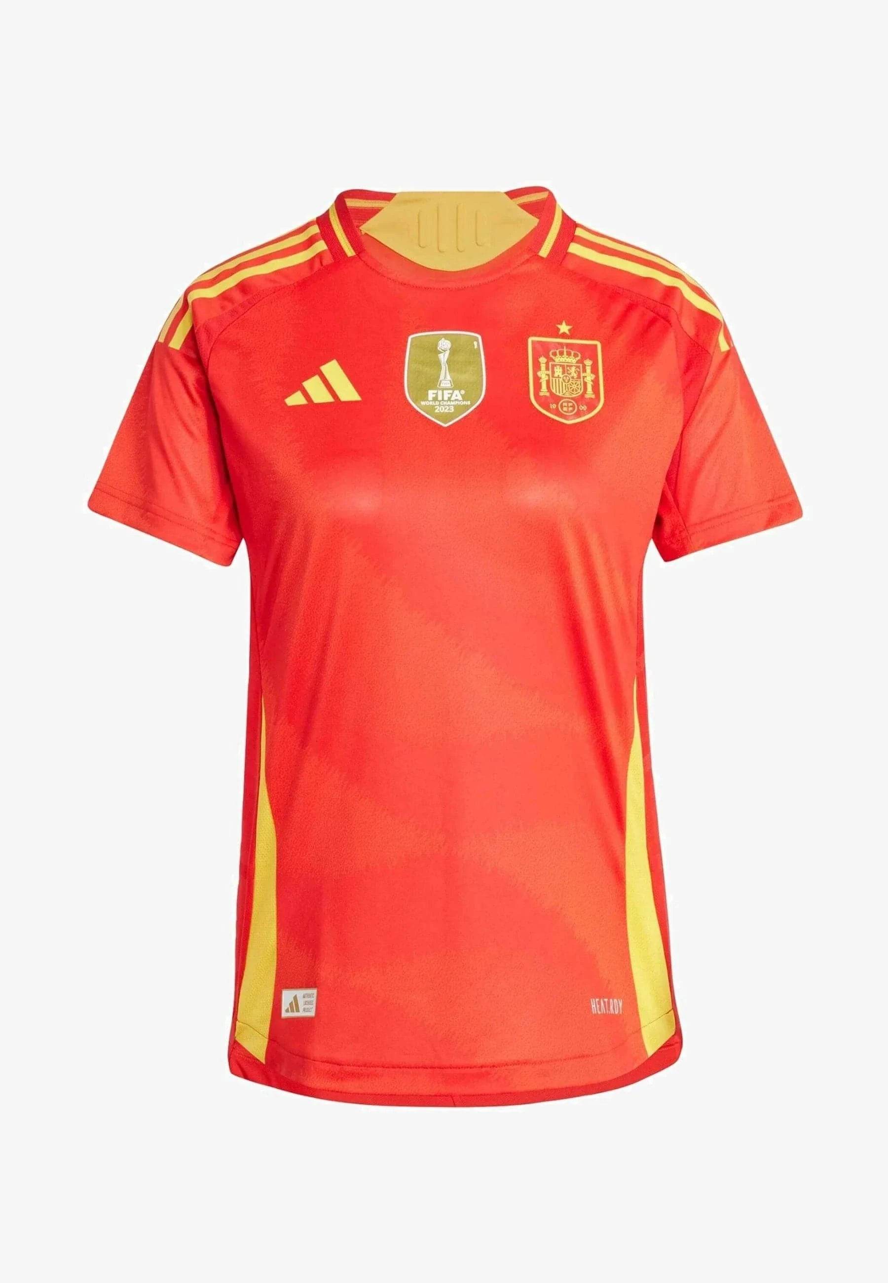 CAMISETA ESPAÑA 2024 MUJER (VERSIÓN FAN) - ZonaCamisetas
