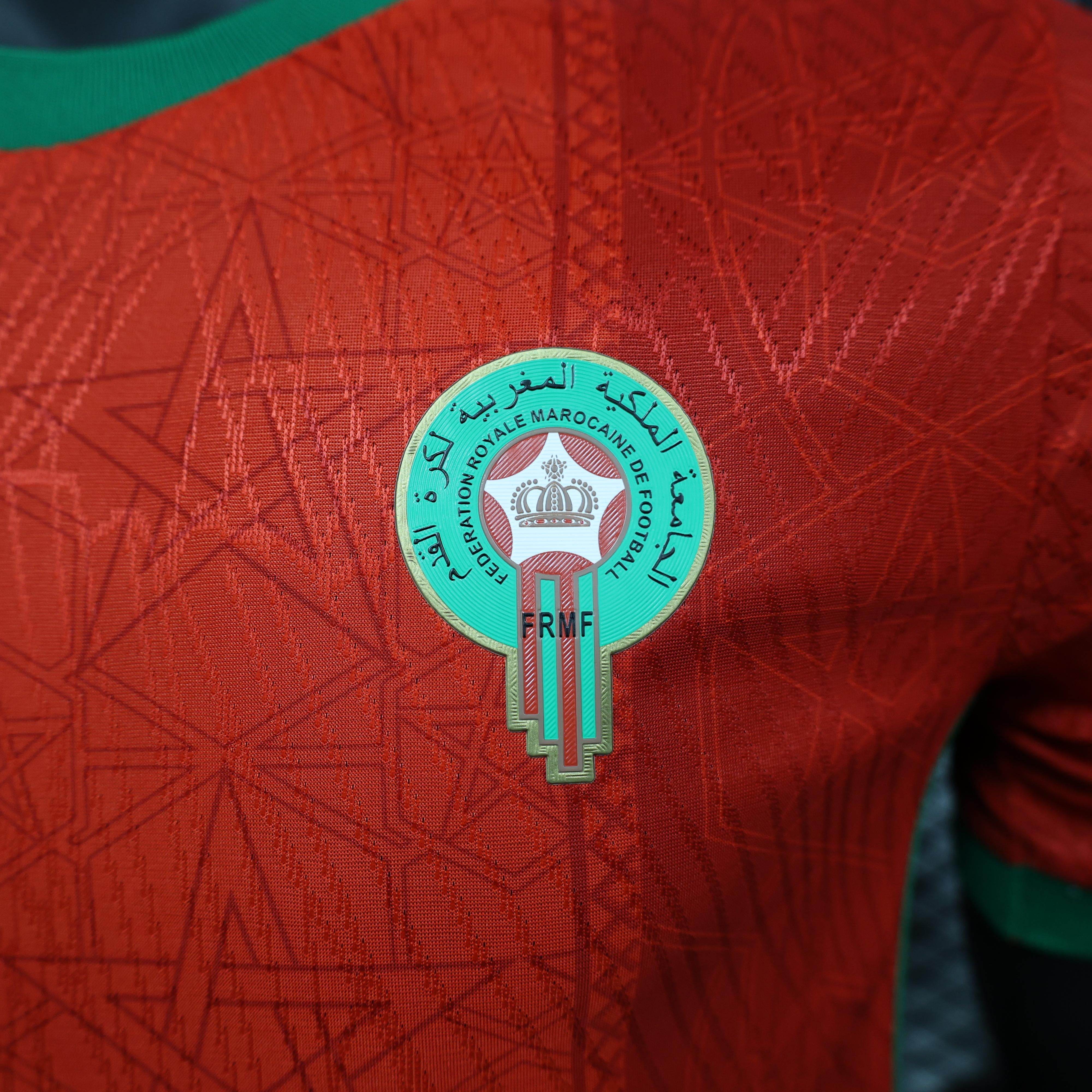 CAMISETA MOROCCO I 24/25 HOMBRE (VERSIÓN JUGADOR) - ZonaCamisetas