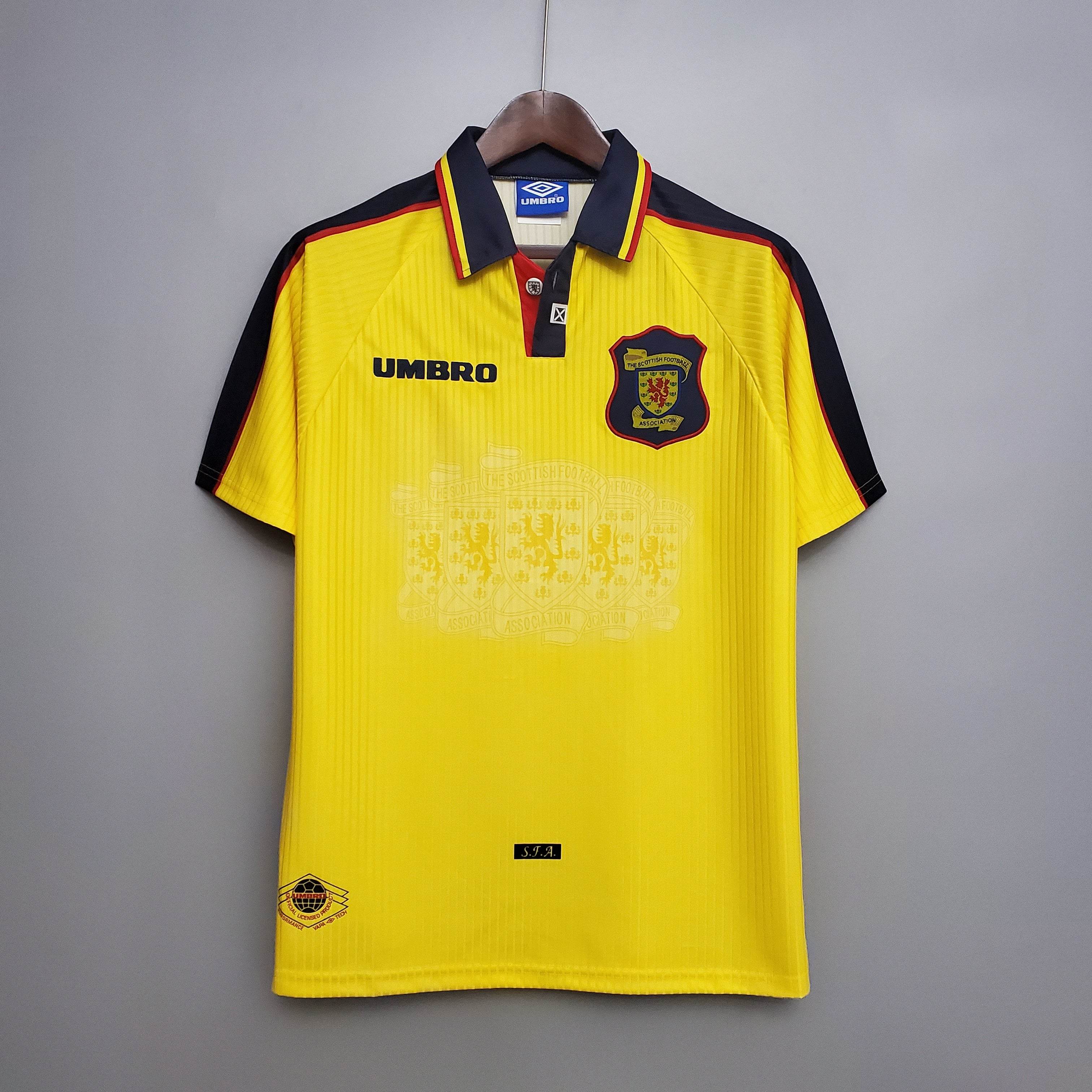 CAMISETA SCOTLAND 96/98 HOMBRE (RETRO) - ZonaCamisetas
