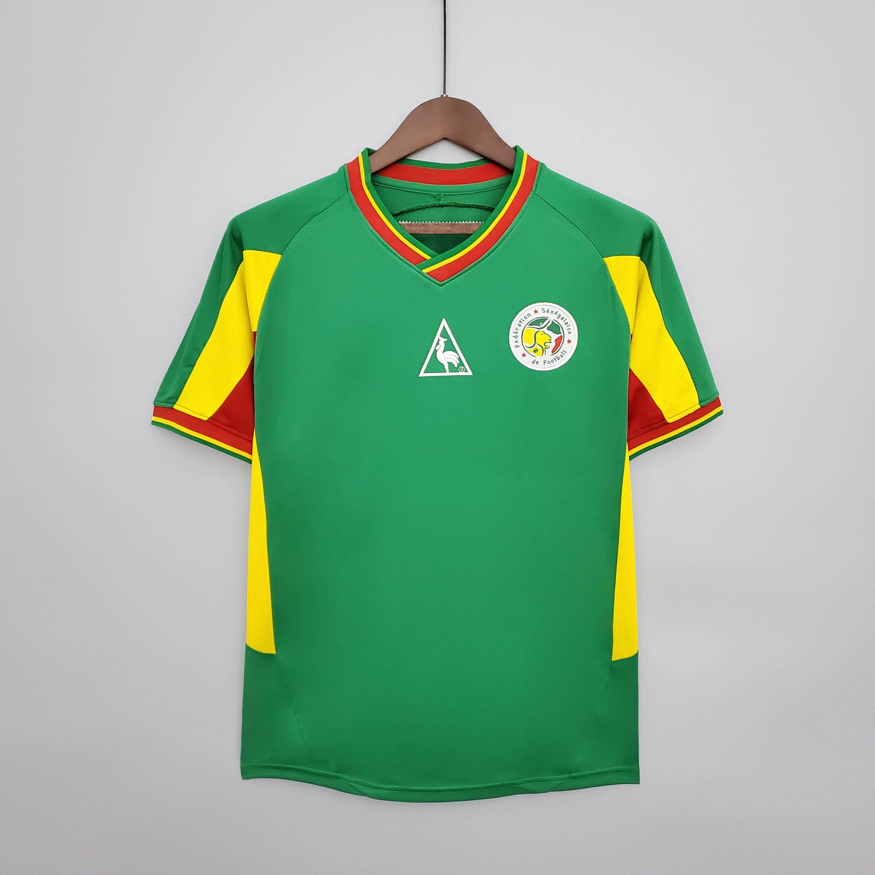 CAMISETA SENEGAL II 2002 HOMBRE (RETRO) - ZonaCamisetas