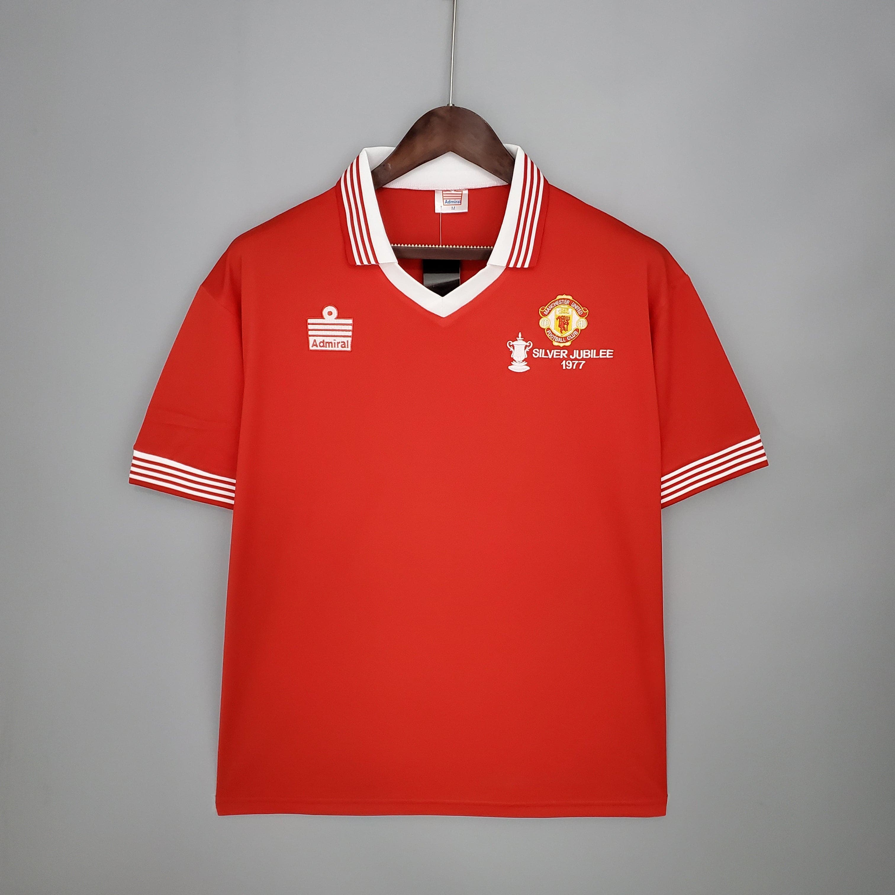 CAMISETA MANCHESTER UNITED I 1977 HOMBRE (RETRO)