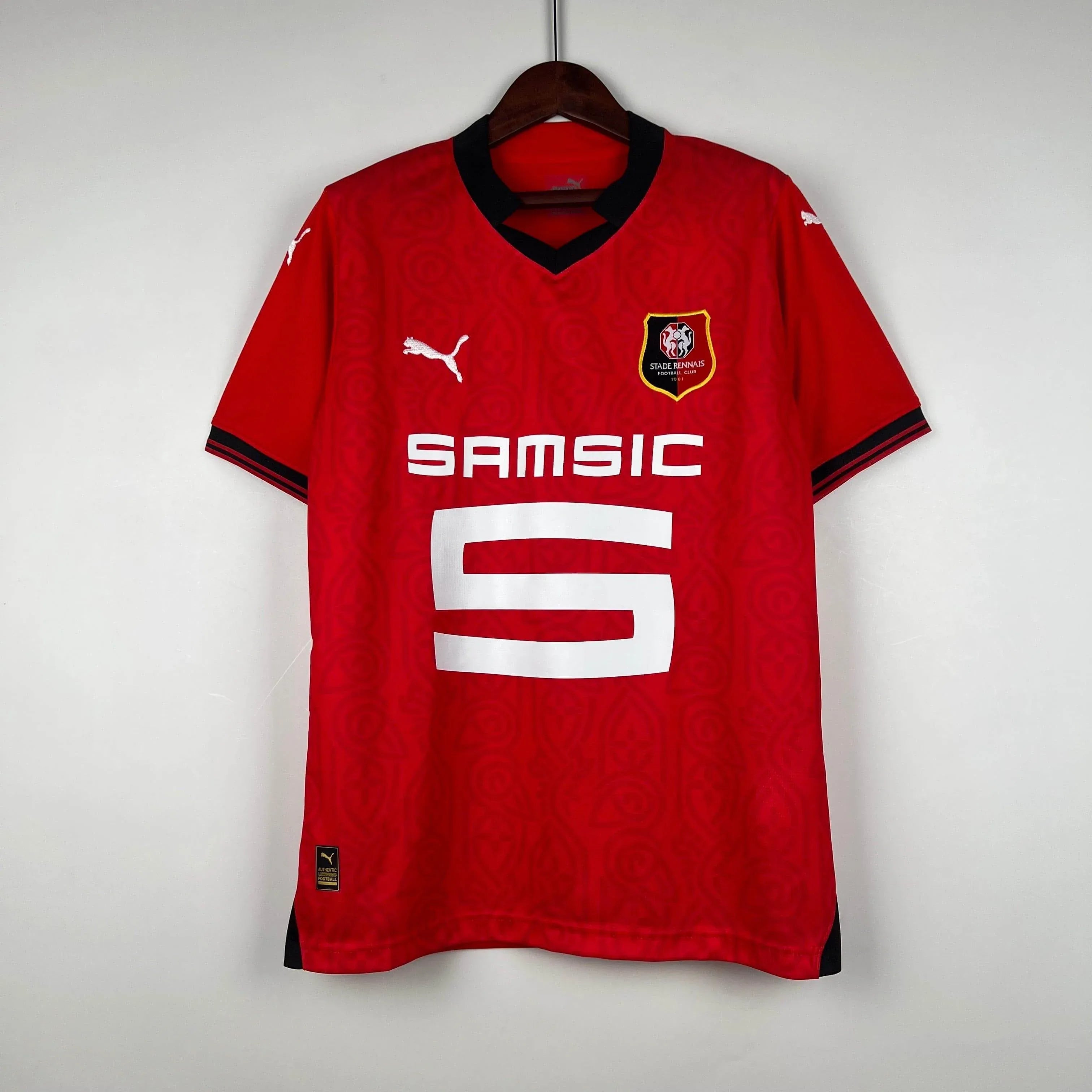CAMISETA RENNES I 23/24 HOMBRE (VERSIÓN FAN) - ZonaCamisetas