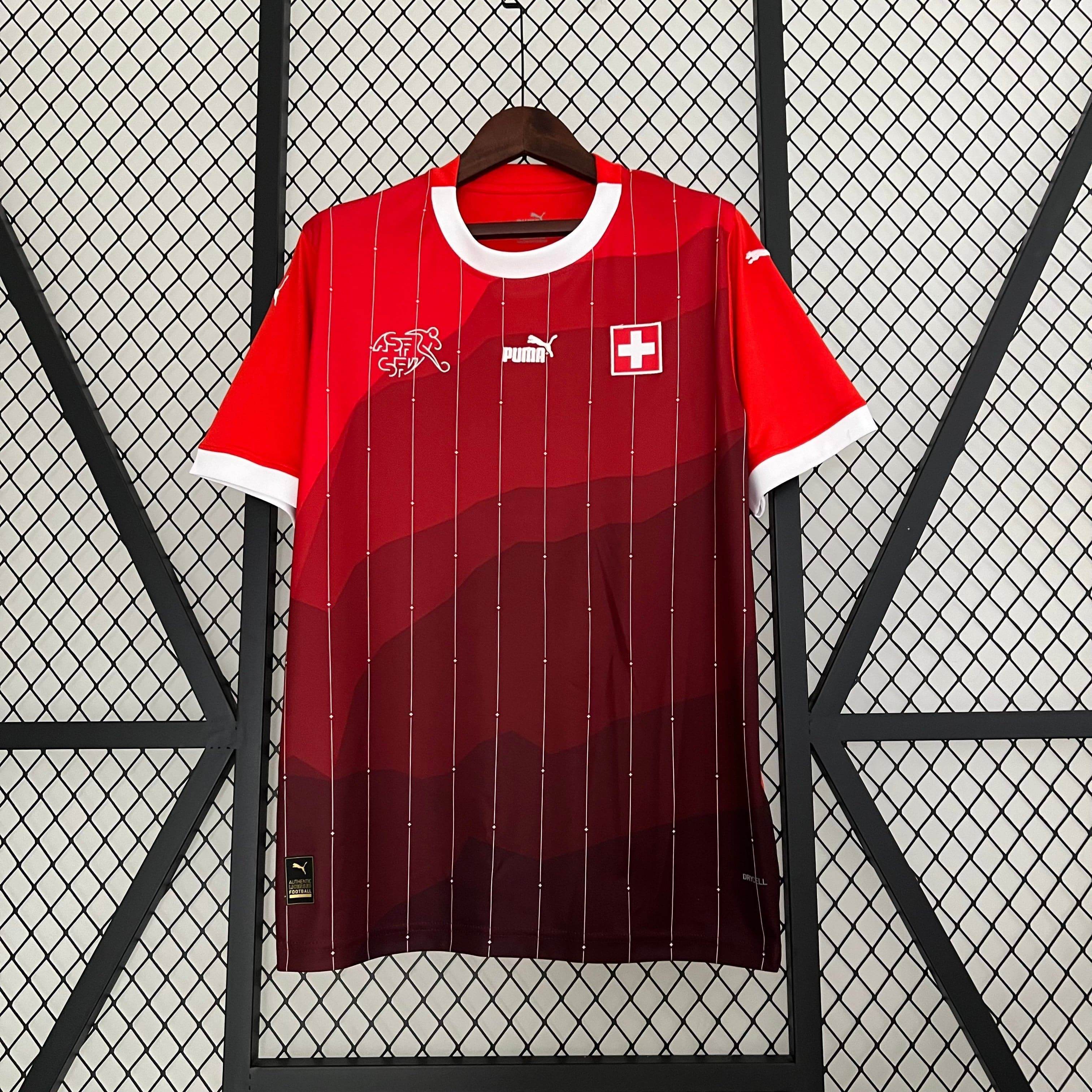 CAMISETA SUIZA I 23/24 HOMBRE (VERSIÓN FAN) - ZonaCamisetas