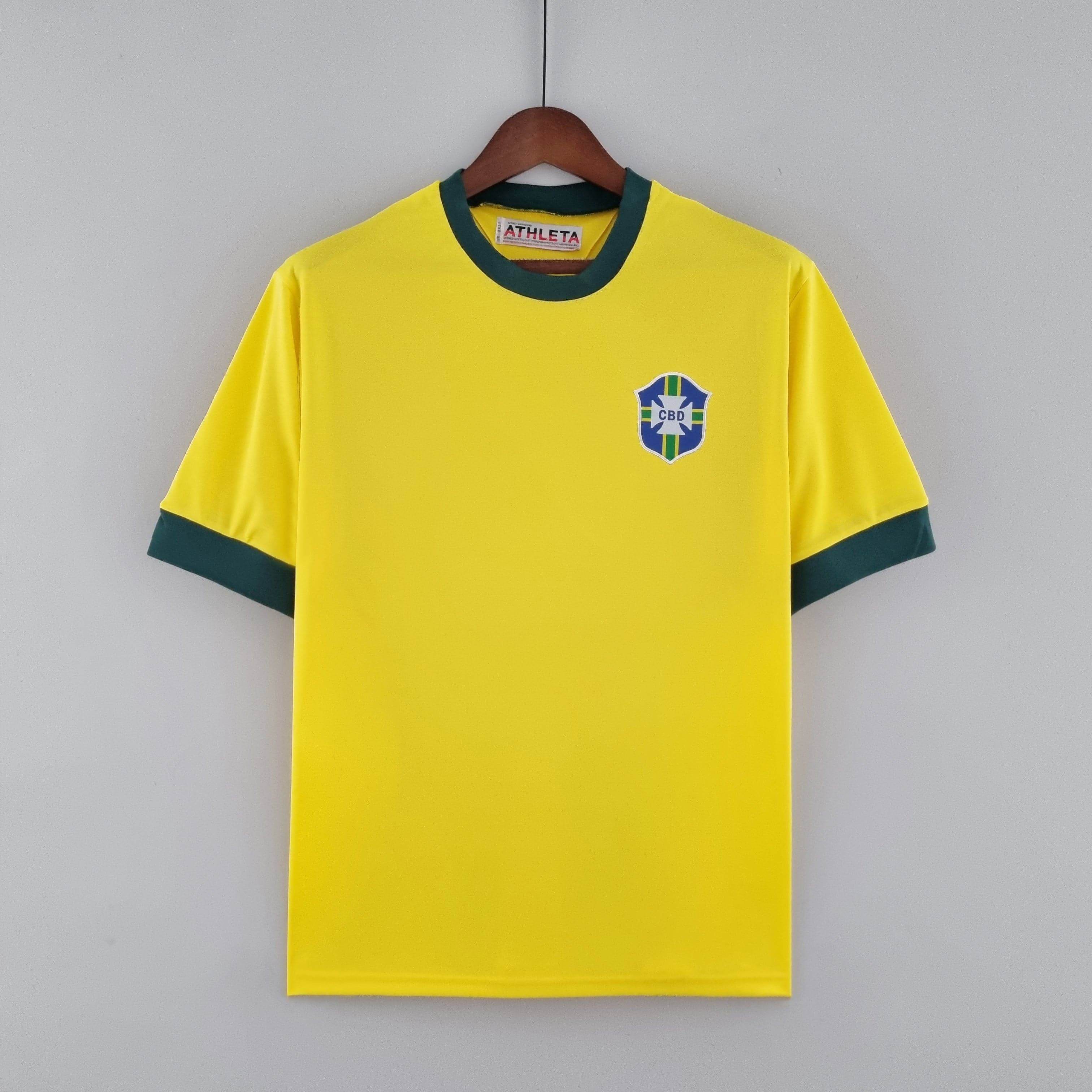 CAMISETA BRASIL I 70 HOMBRE (RETRO) - ZonaCamisetas
