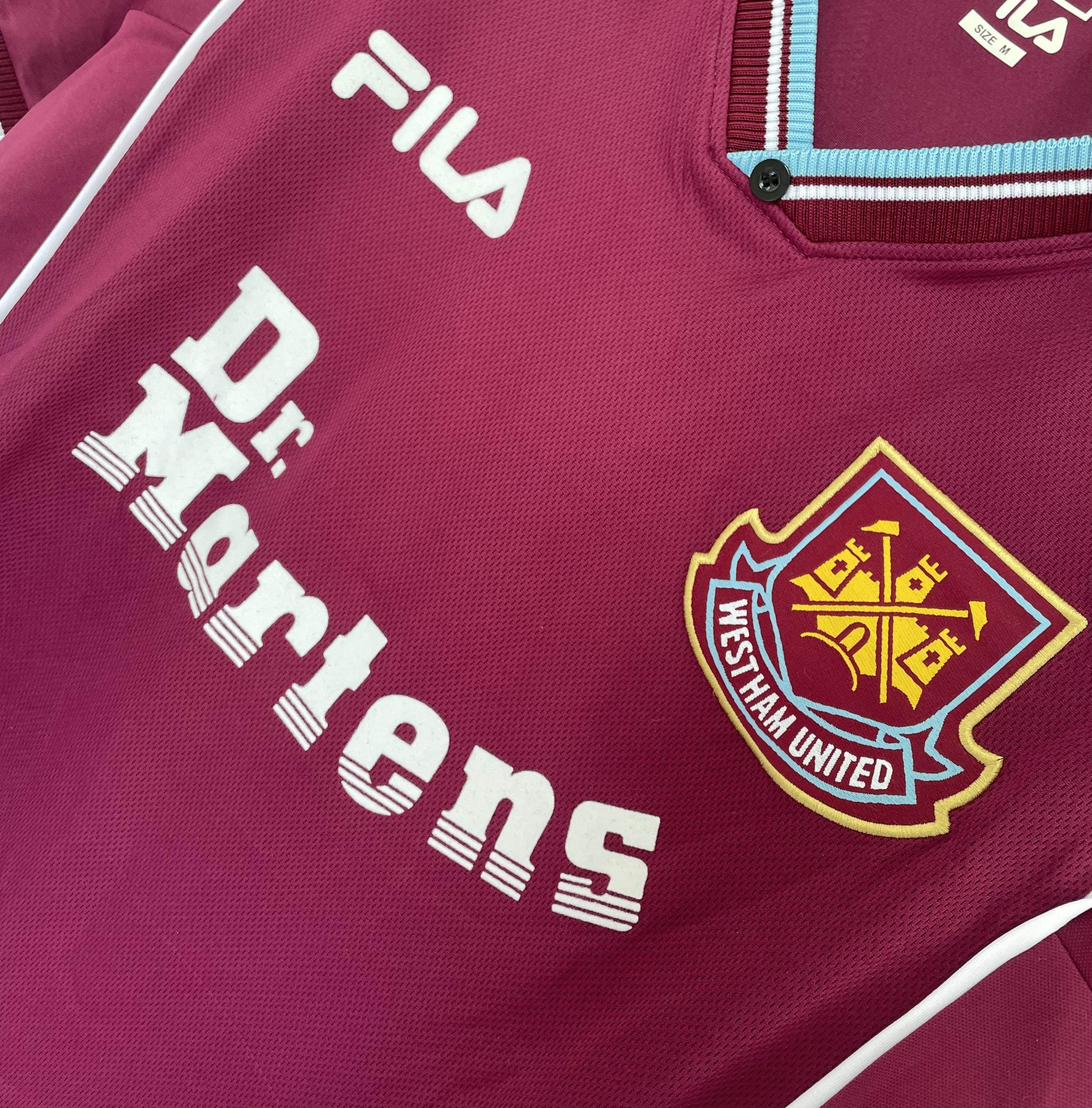 CAMISETA WEST HAM I 99/01 HOMBRE (RETRO) - ZonaCamisetas