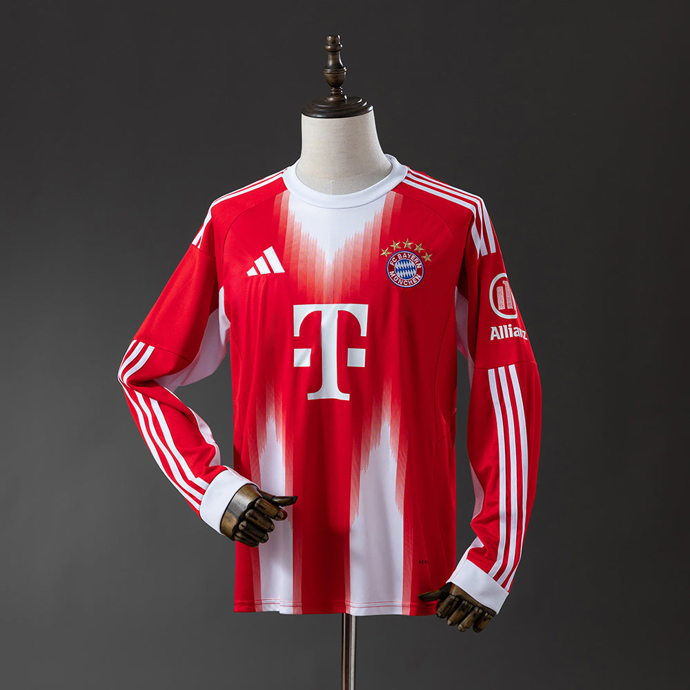 CAMISETA BAYERN DE MUNICH I 25/26 HOMBRE MANGA LARGA (VERSIÓN FAN)