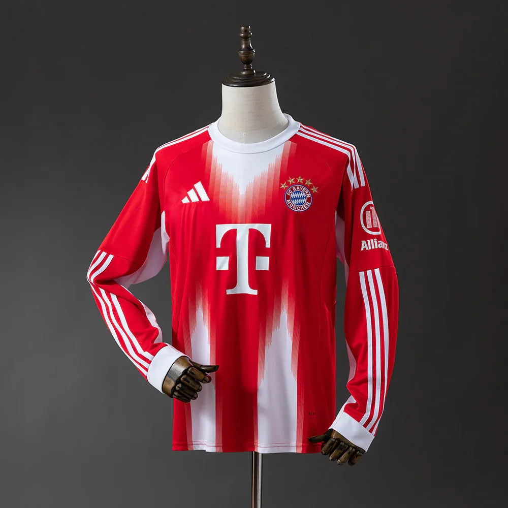 CAMISETA BAYERN DE MUNICH I 25/26 HOMBRE MANGA LARGA (VERSIÓN FAN) - ZonaCamisetas