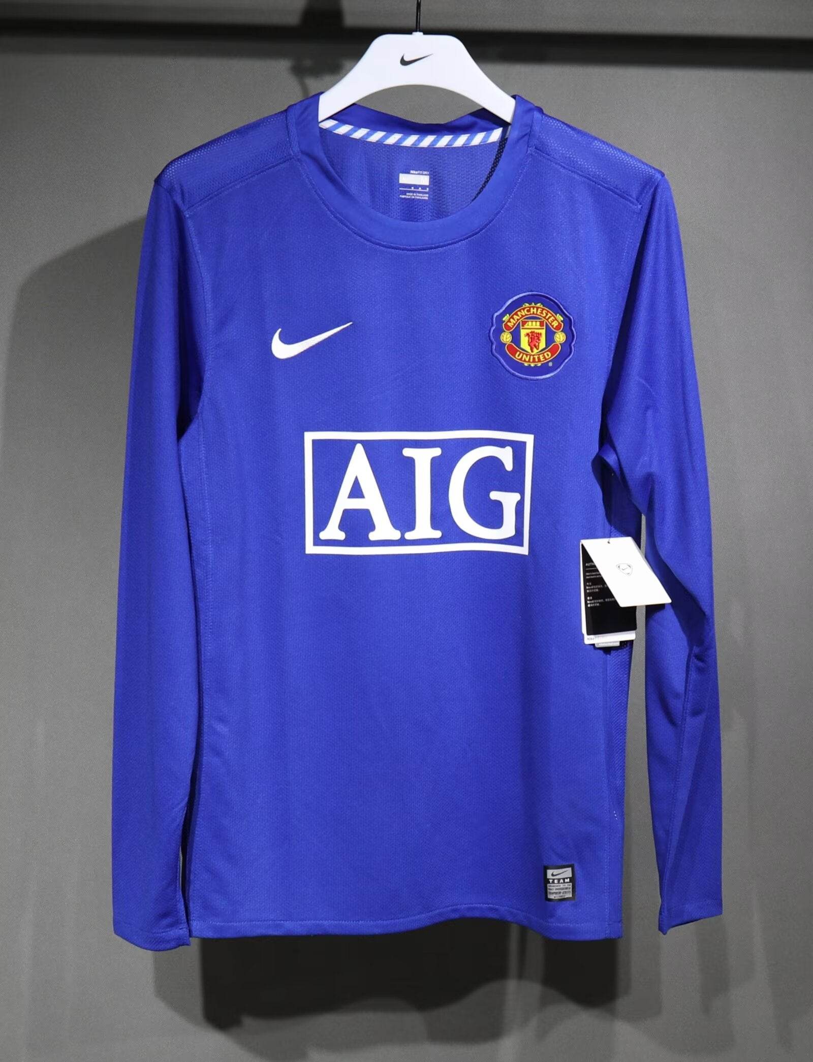 CAMISETA MANCHESTER UNITED II 06/07 HOMBRE (RETRO) MANGA LARGA - ZonaCamisetas