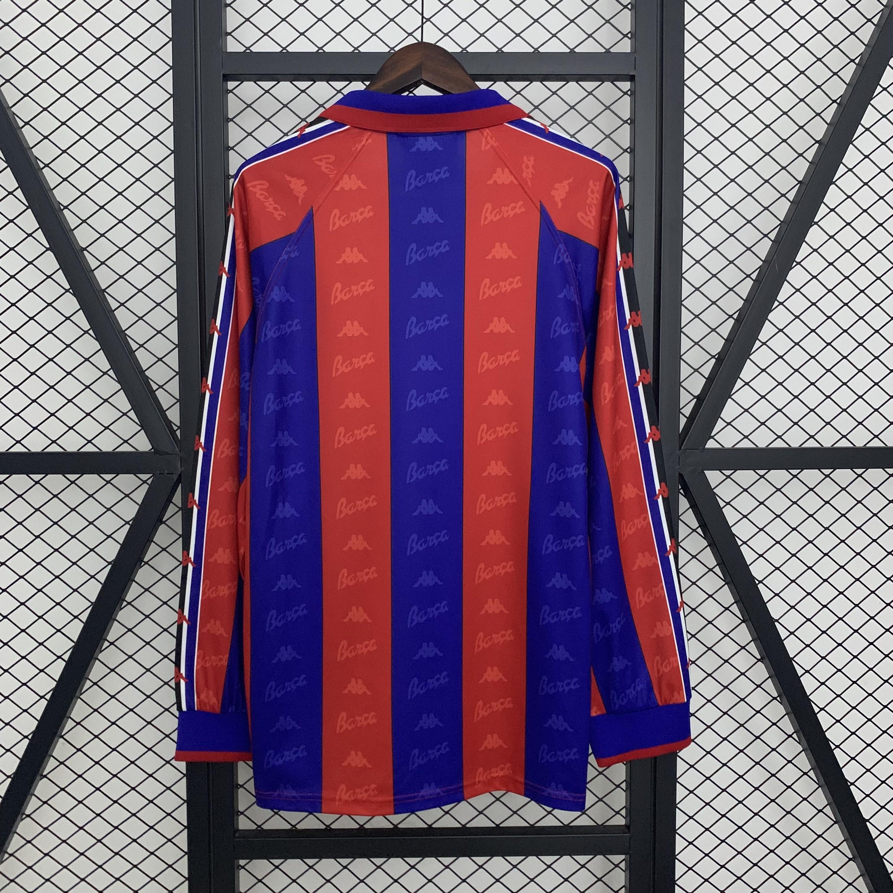CAMISETA BARCELONA I 95/97 HOMBRE MANGA LARGA (RETRO)