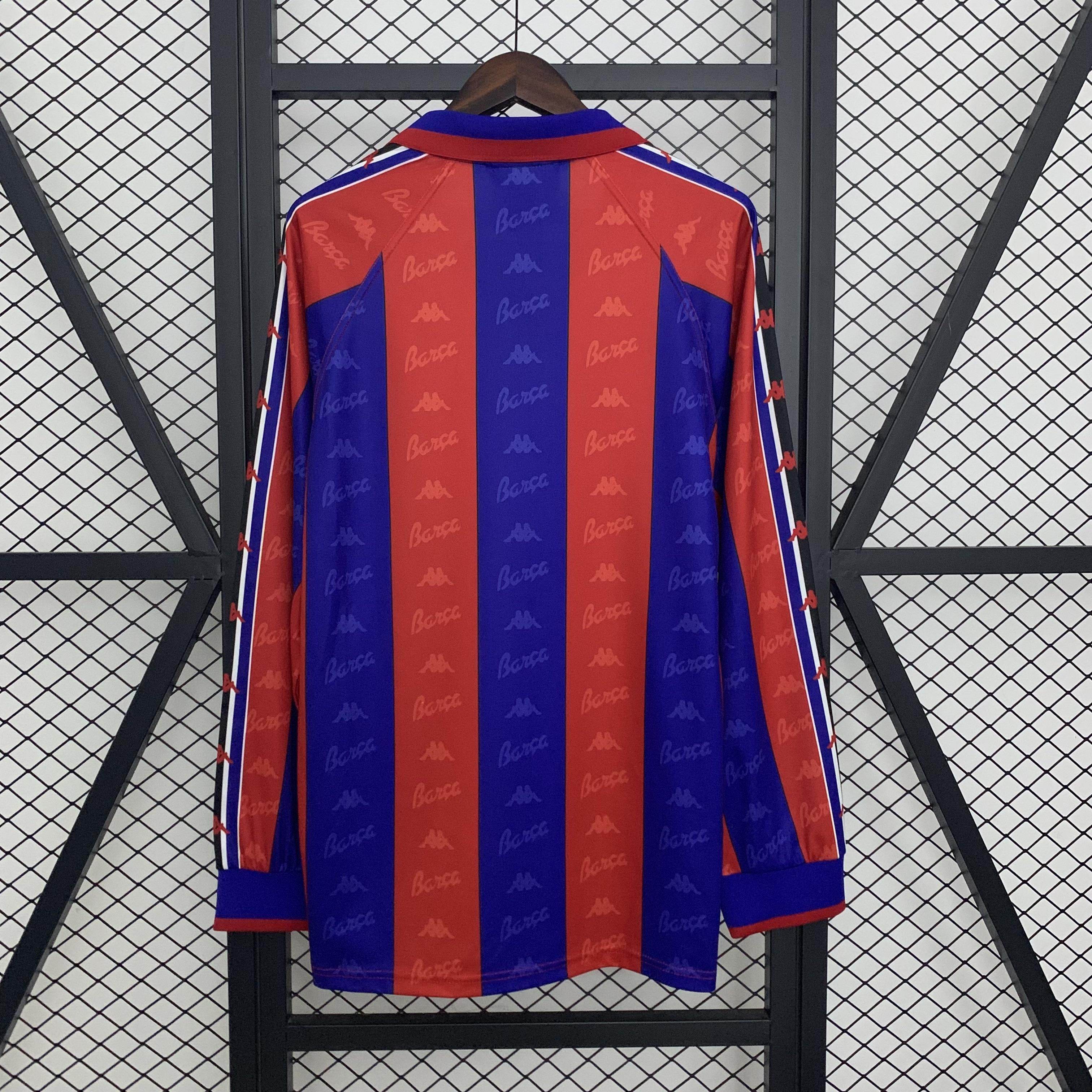 CAMISETA BARCELONA I 95/97 HOMBRE MANGA LARGA (RETRO) - ZonaCamisetas