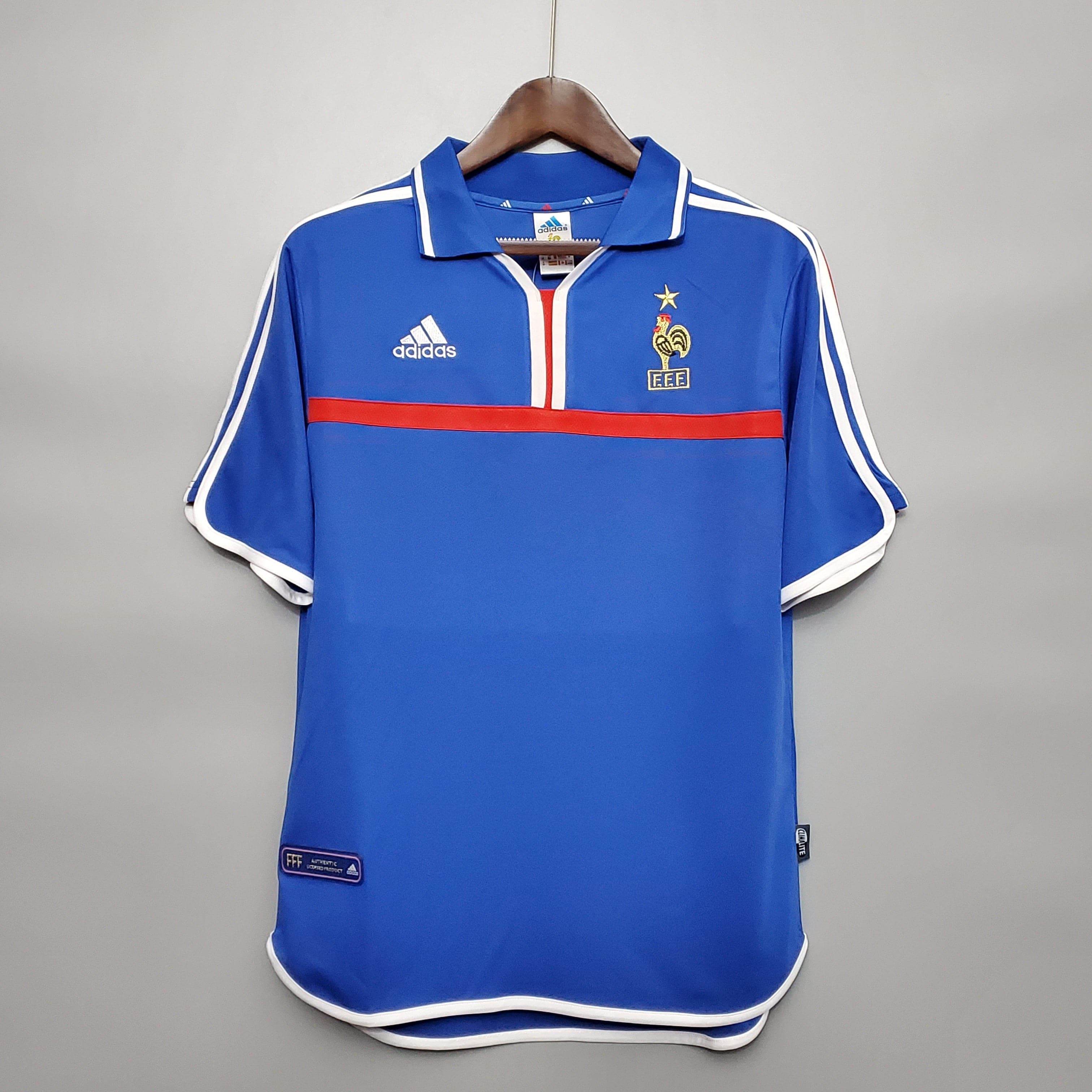 CAMISETA FRANCIA I 2000 HOMBRE (RETRO) - ZonaCamisetas