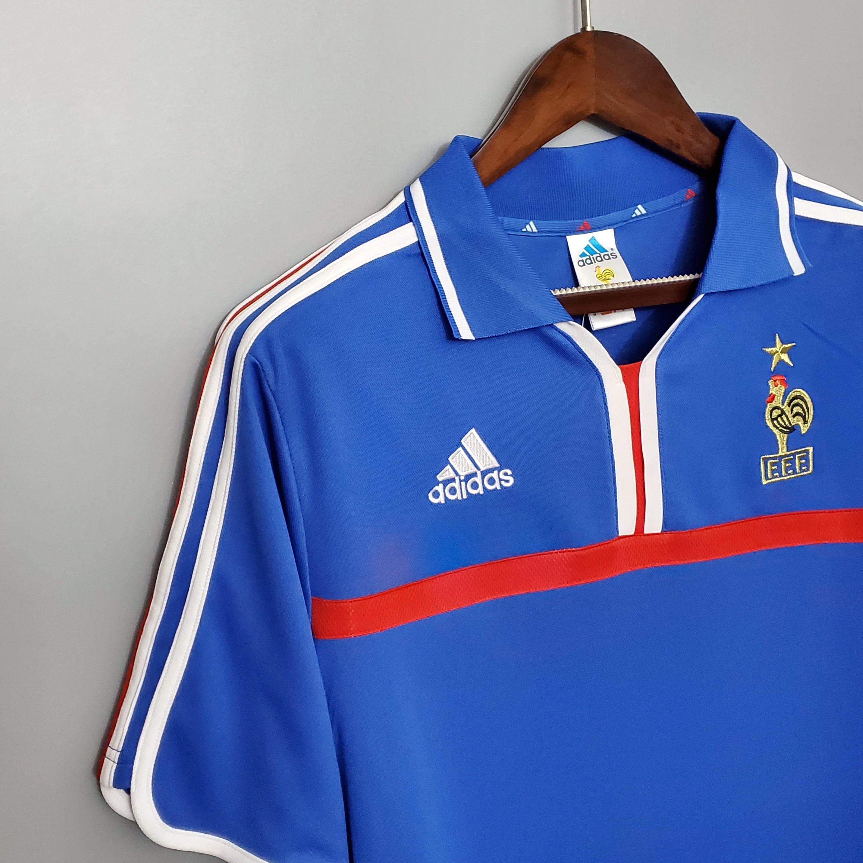 CAMISETA FRANCIA I 2000 HOMBRE (RETRO) - ZonaCamisetas