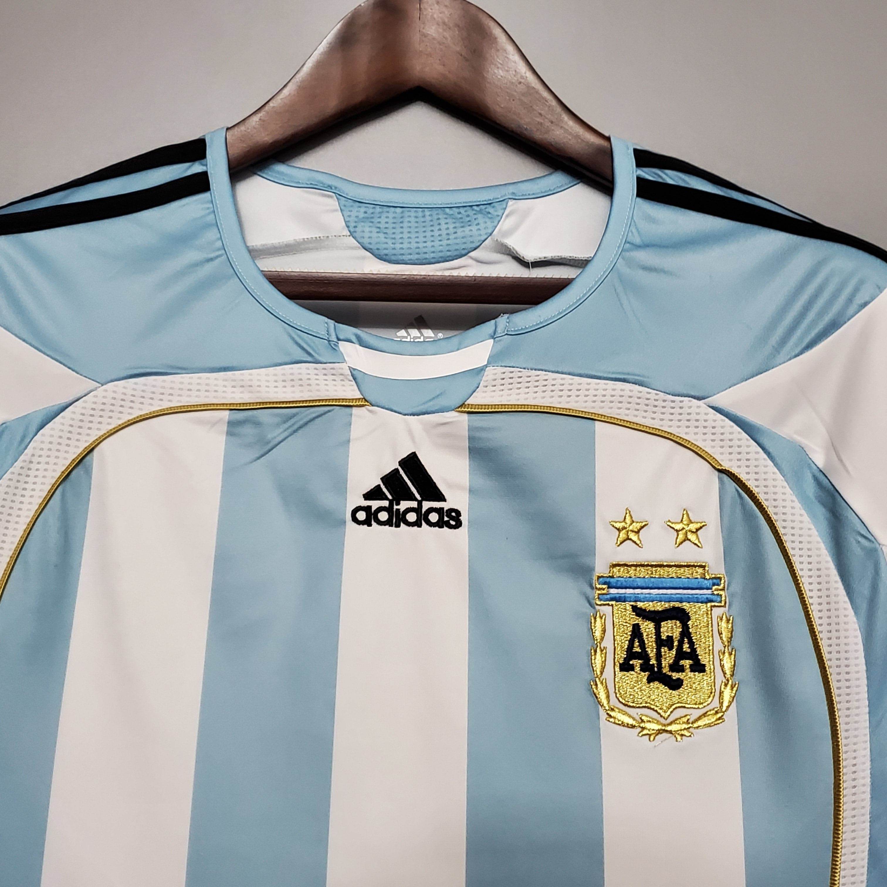 CAMISETA ARGENTINA I 06/07 HOMBRE (RETRO) - ZonaCamisetas