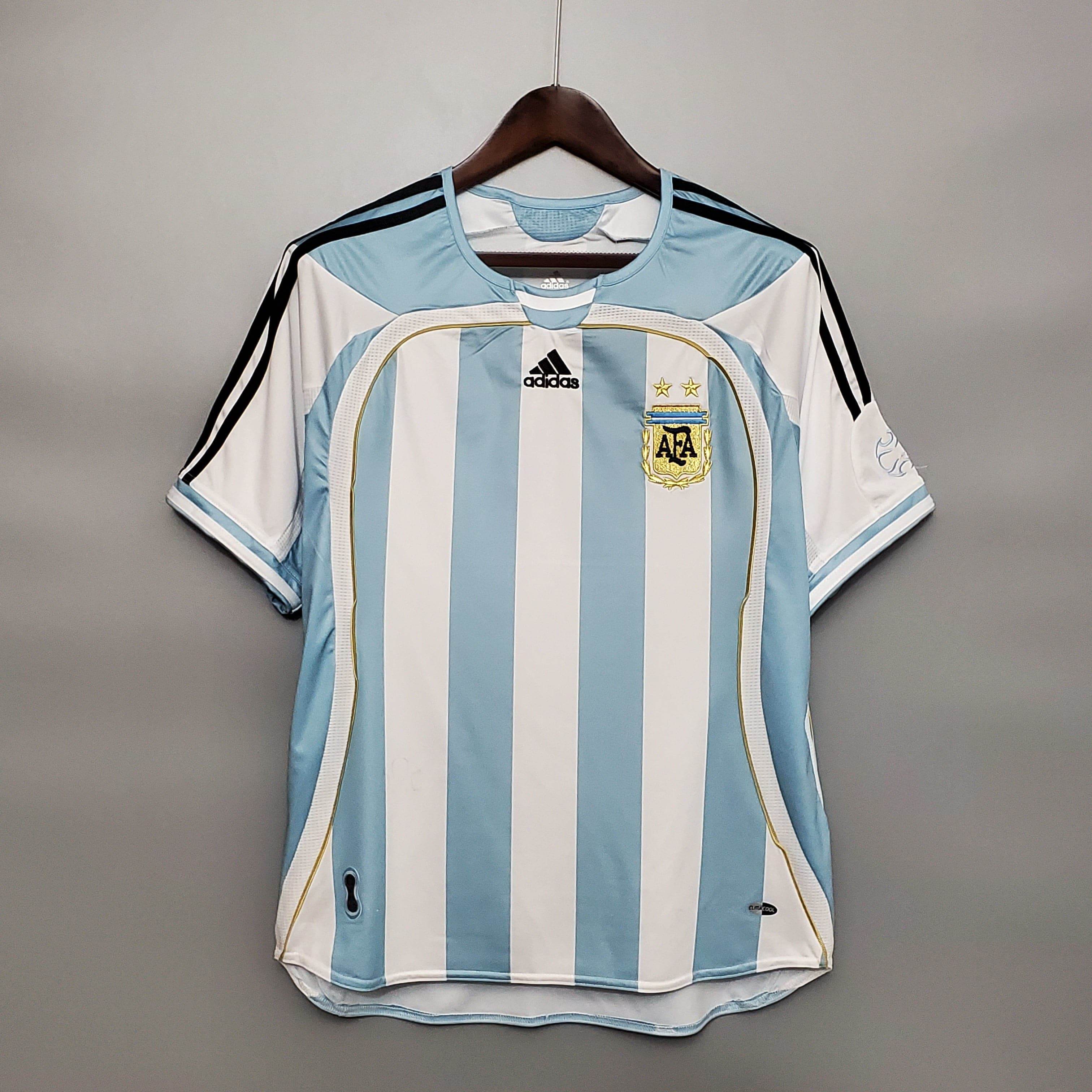 CAMISETA ARGENTINA I 06/07 HOMBRE (RETRO) - ZonaCamisetas