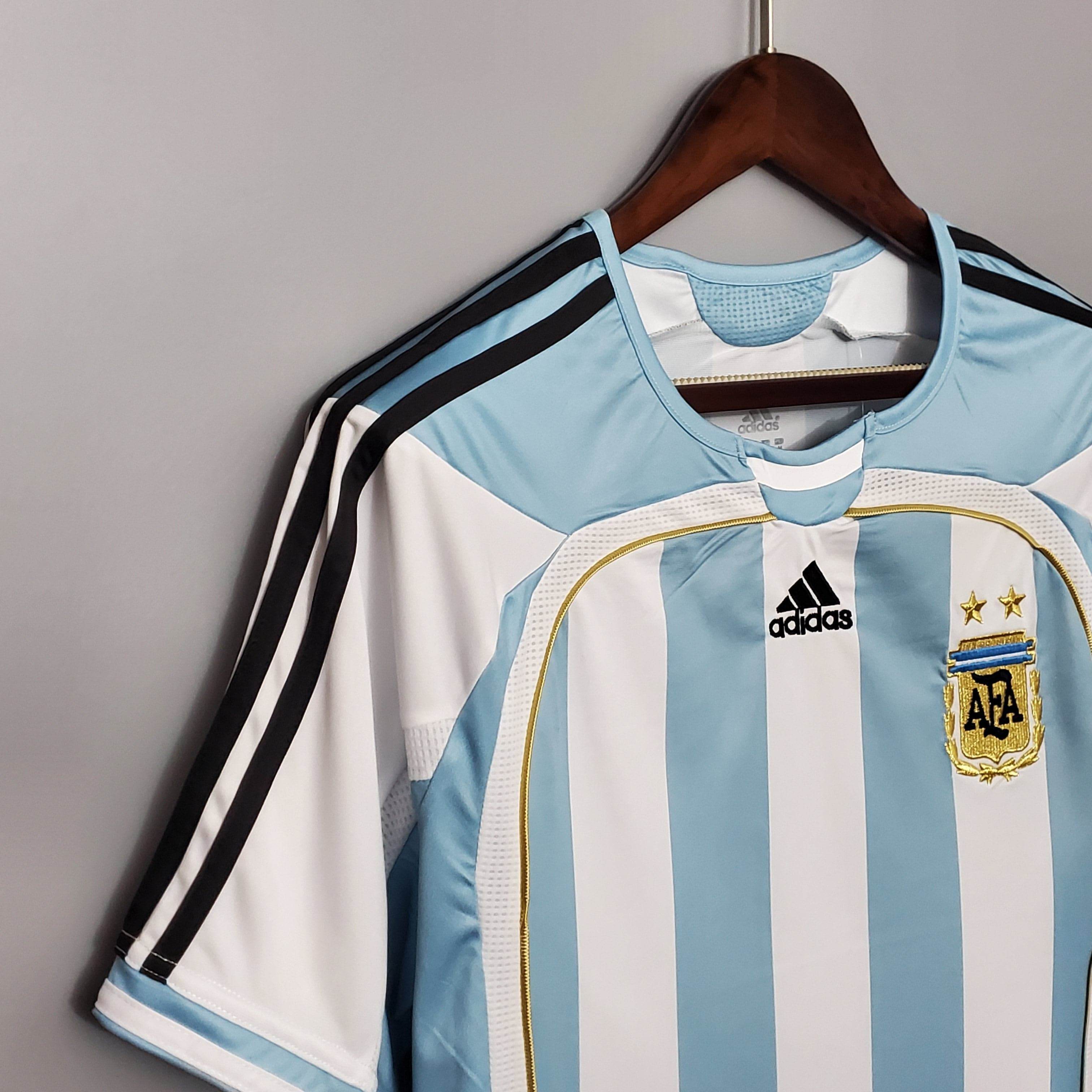 CAMISETA ARGENTINA I 06/07 HOMBRE (RETRO) - ZonaCamisetas