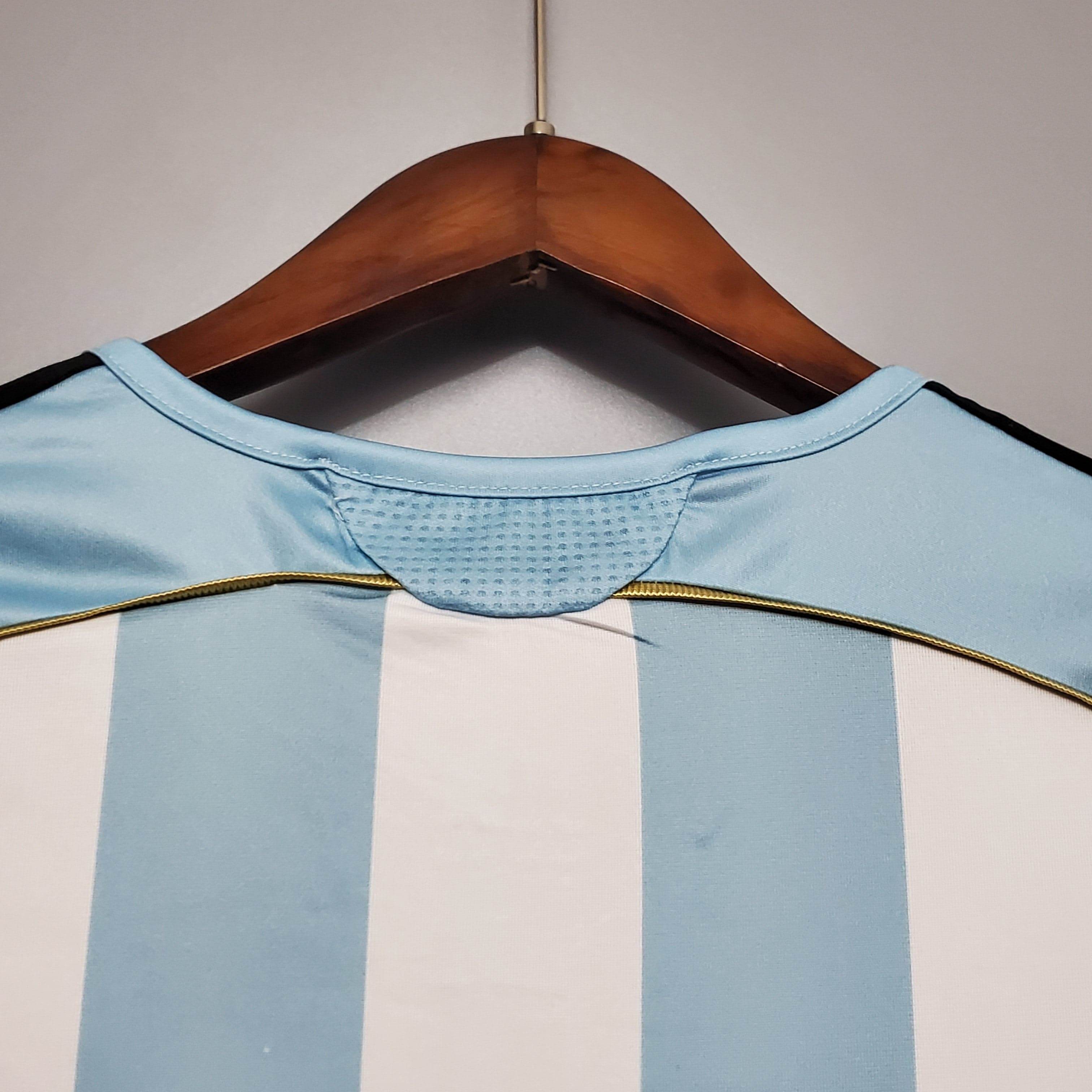CAMISETA ARGENTINA I 06/07 HOMBRE (RETRO) - ZonaCamisetas