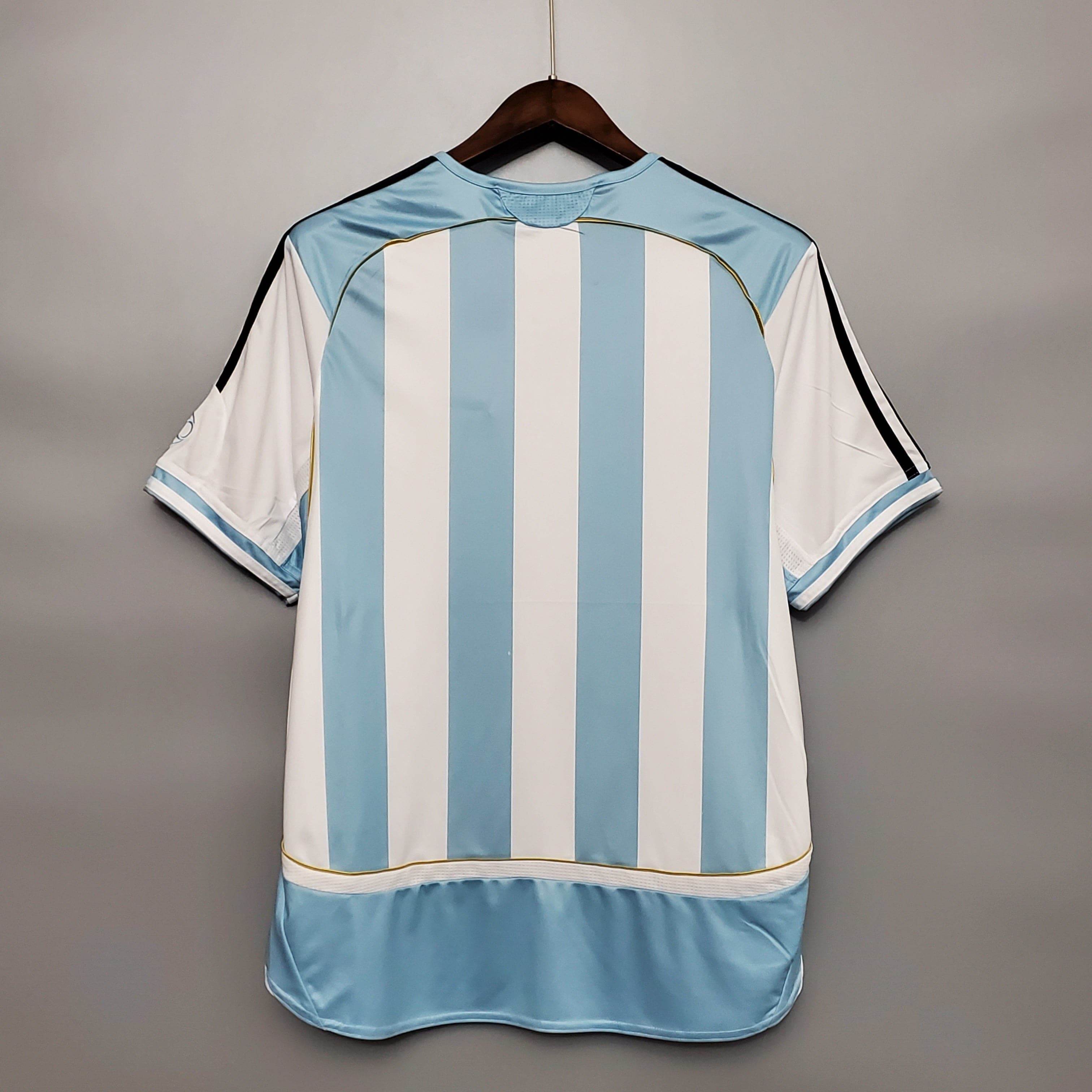 CAMISETA ARGENTINA I 06/07 HOMBRE (RETRO) - ZonaCamisetas