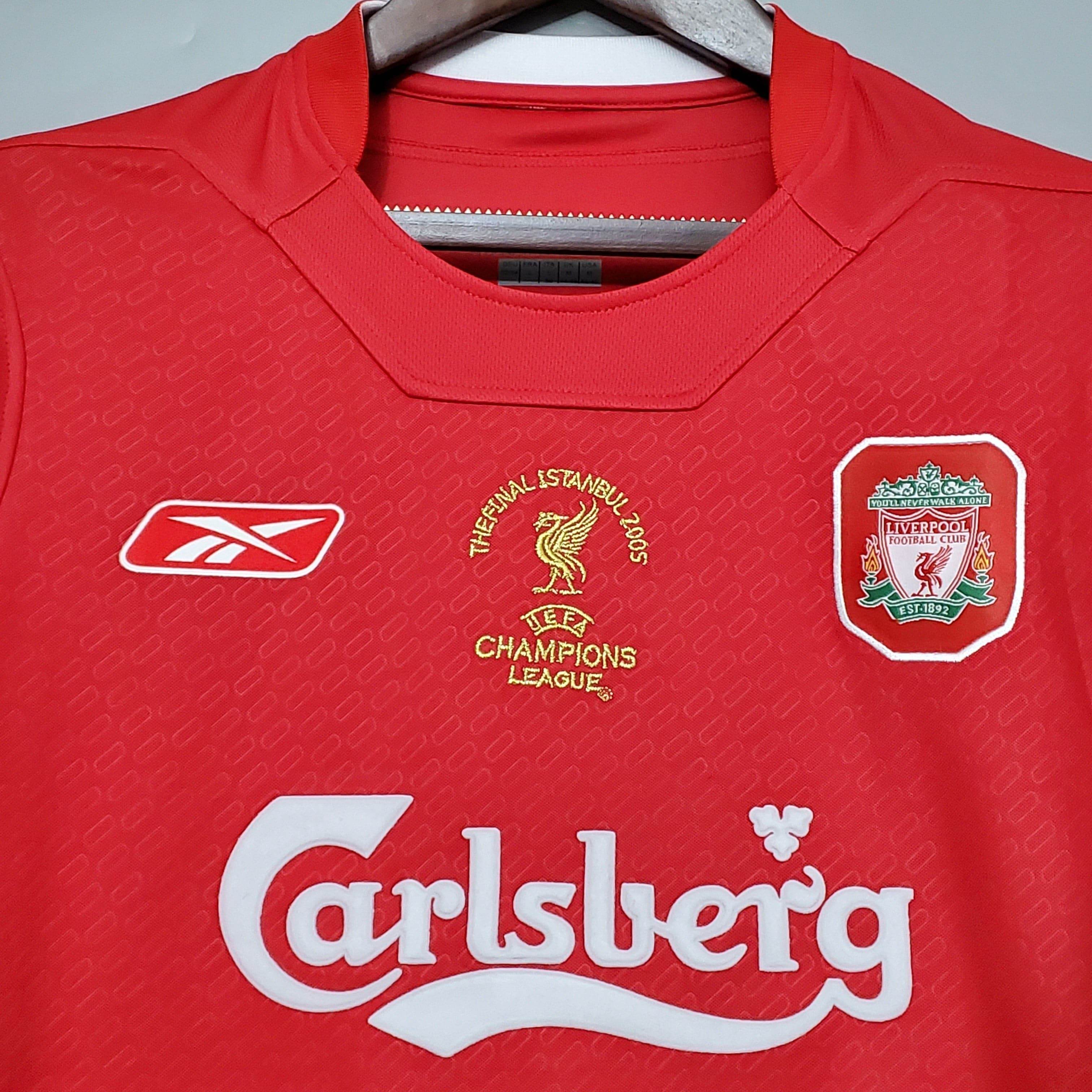 CAMISETA LIVERPOOL I 2005 LIGA DE CAMPEONES HOMBRE (RETRO) - ZonaCamisetas