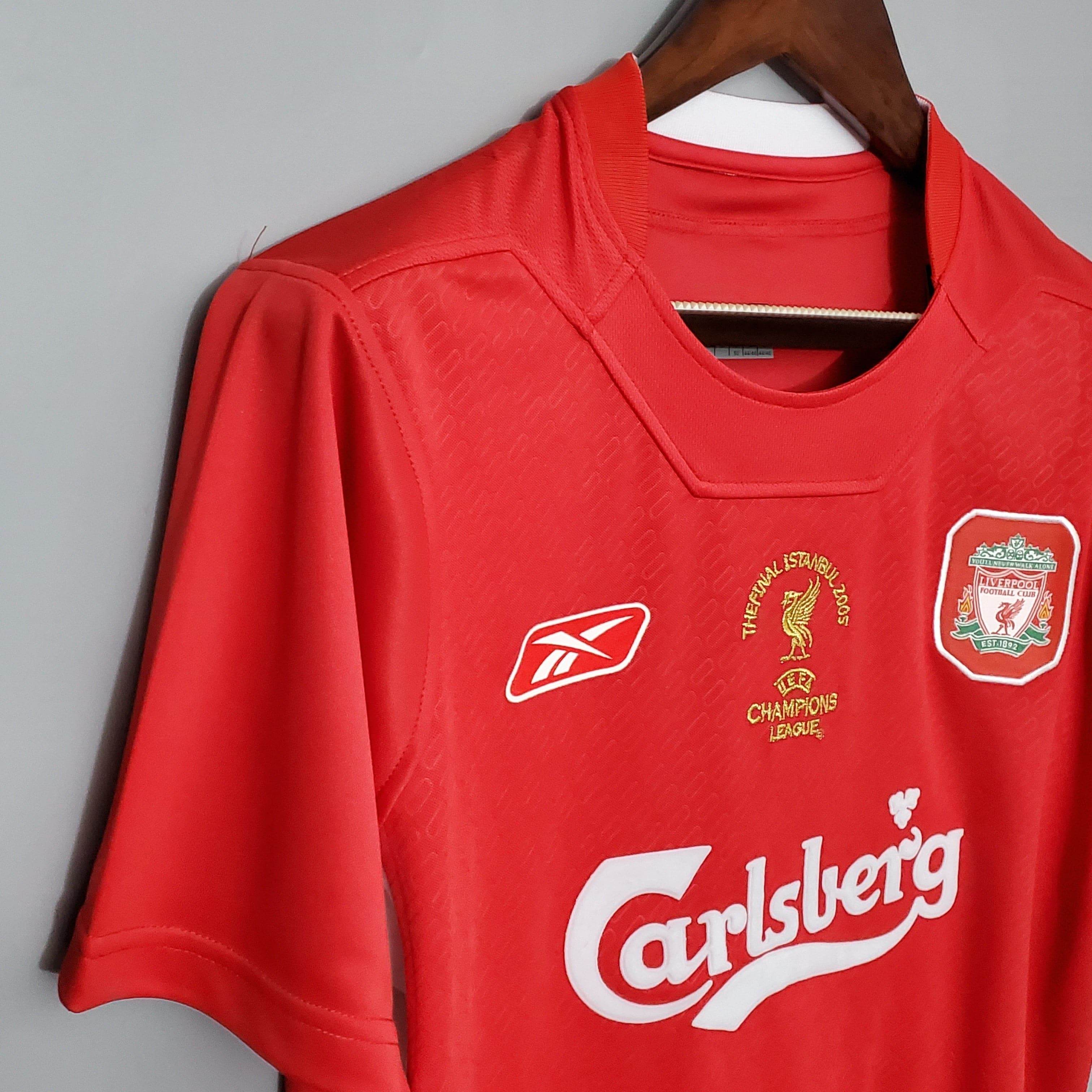 CAMISETA LIVERPOOL I 2005 LIGA DE CAMPEONES HOMBRE (RETRO) - ZonaCamisetas