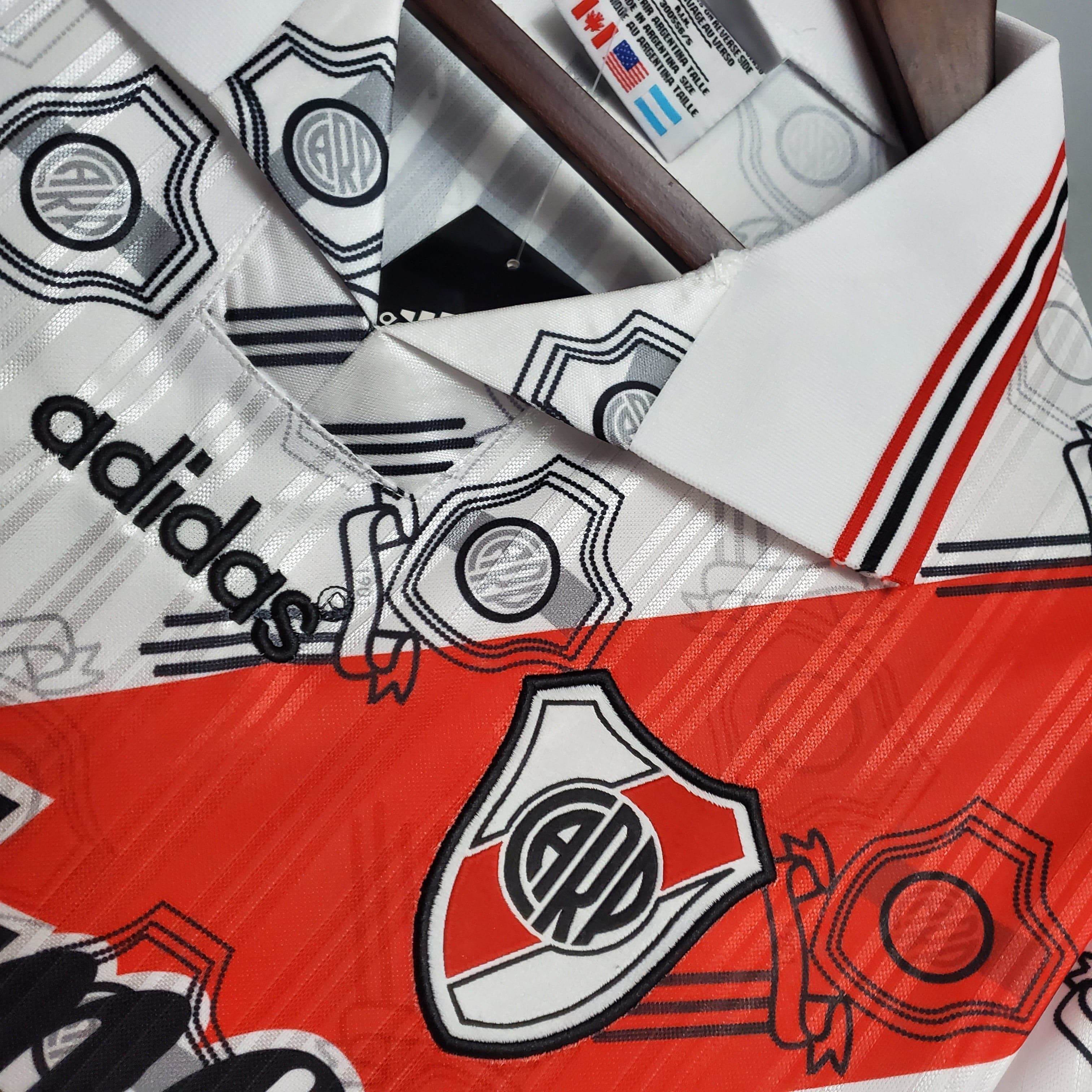 CAMISETA RIVER PLATE I 1996 HOMBRE (RETRO) - ZonaCamisetas
