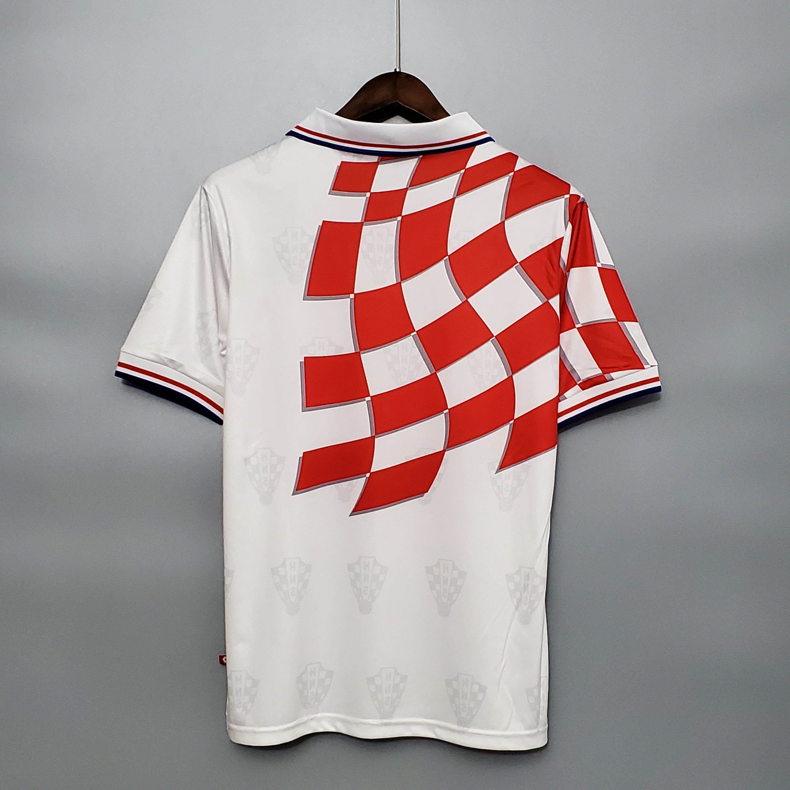 CAMISETA CROACIA II 1998 HOMBRE (RETRO) - ZonaCamisetas