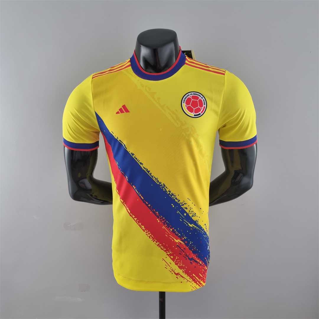 ZonaCamisetas COLOMBIA I 2022 EDICIÓN ESPECIAL HOMBRE (VERSIÓN JUGADOR) La Pelota Mundo COLOMBIA