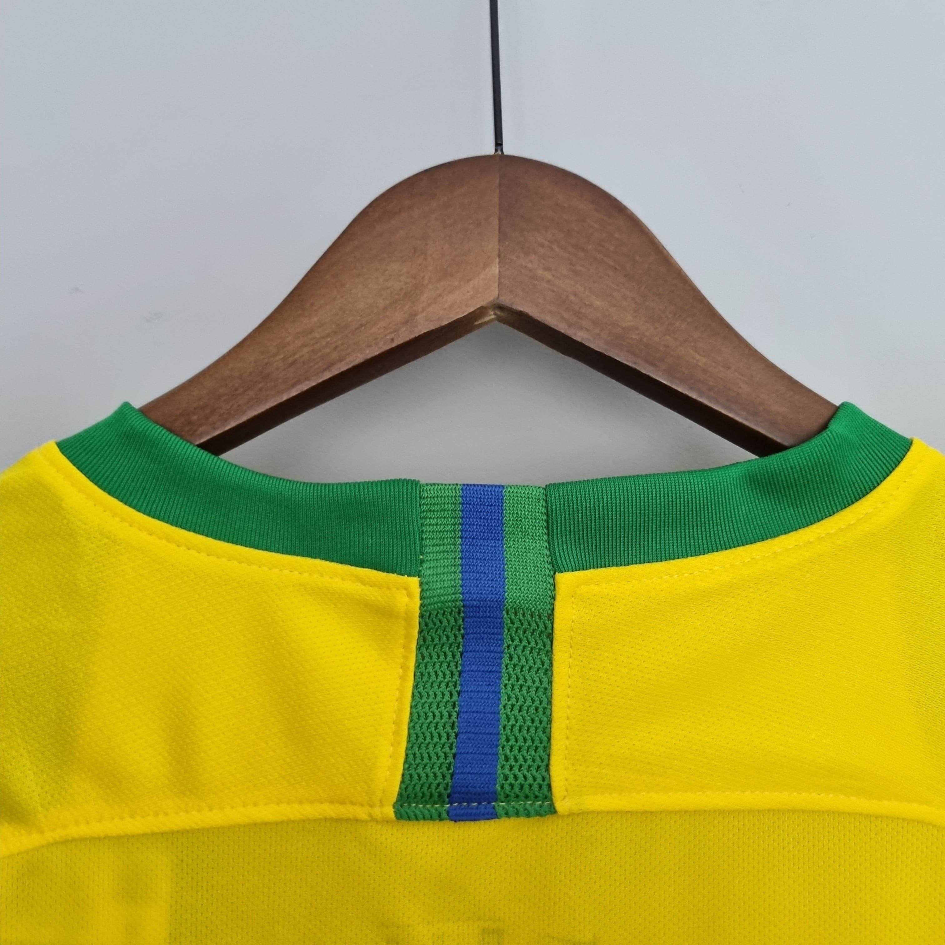CAMISETA BRASIL I 2018 HOMBRE (RETRO) - ZonaCamisetas