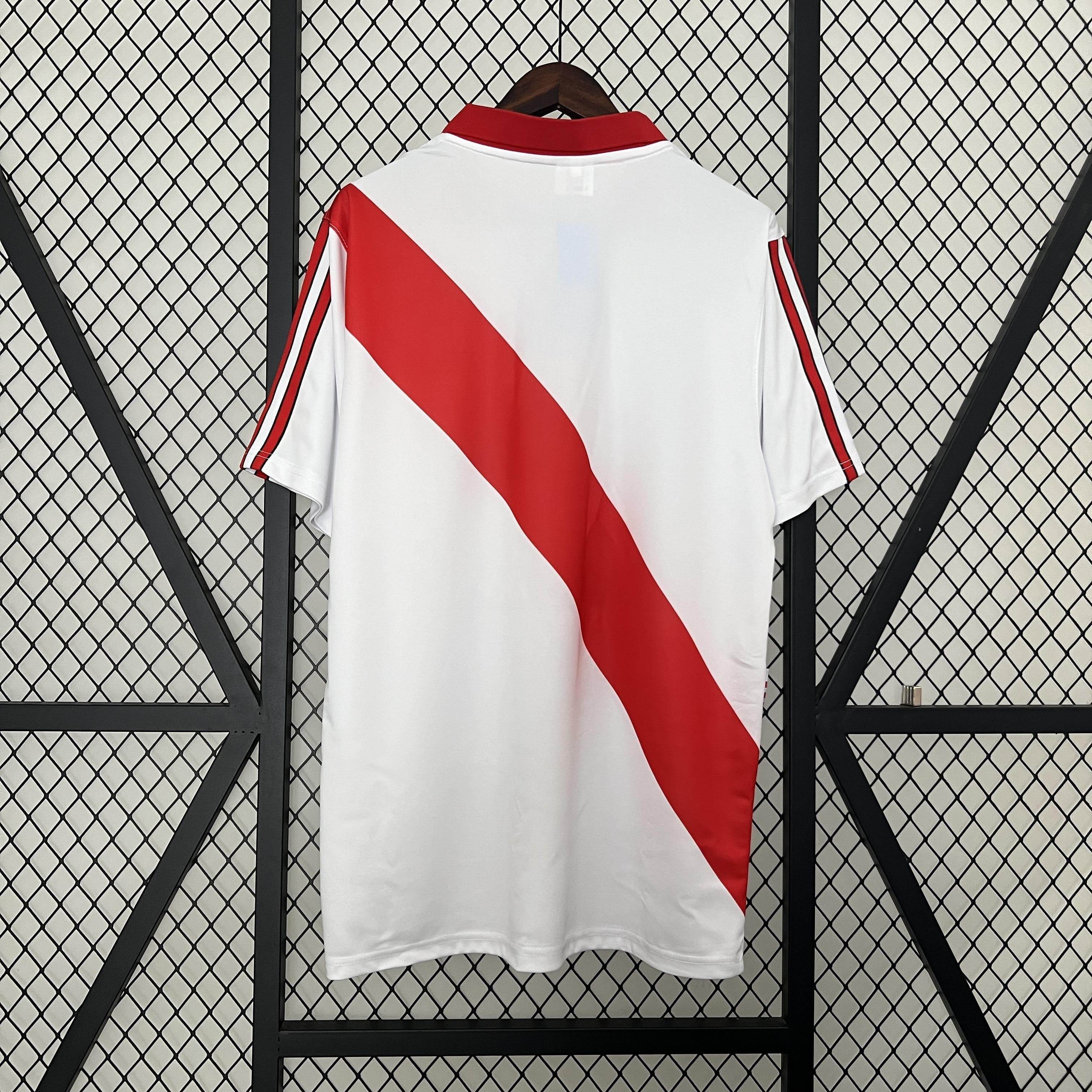 CAMISETA RIVER PLATE I 98/99 HOMBRE (RETRO) - ZonaCamisetas