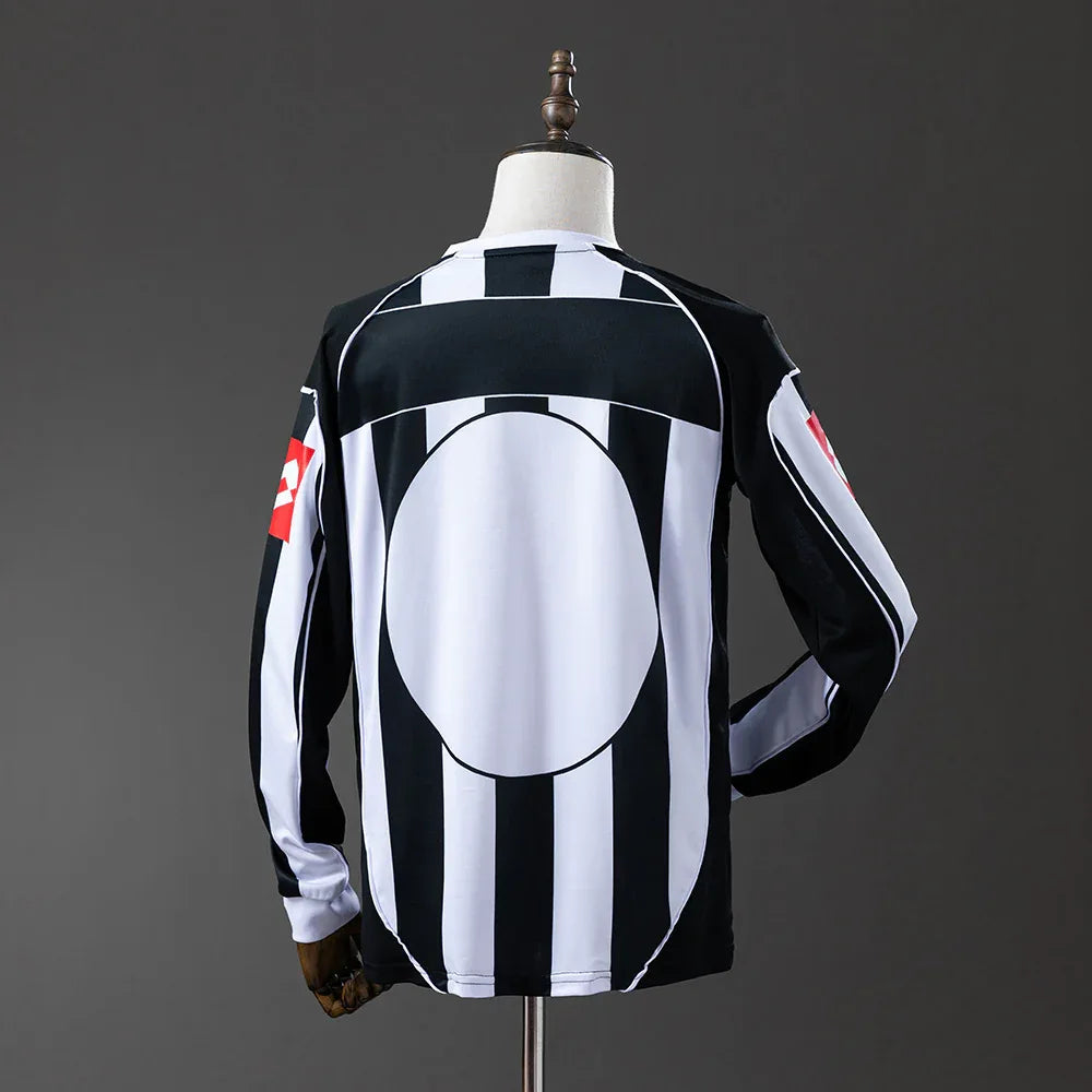 CAMISETA JUVENTUS I 02/03 HOMBRE MANGA LARGA (RETRO) - ZonaCamisetas