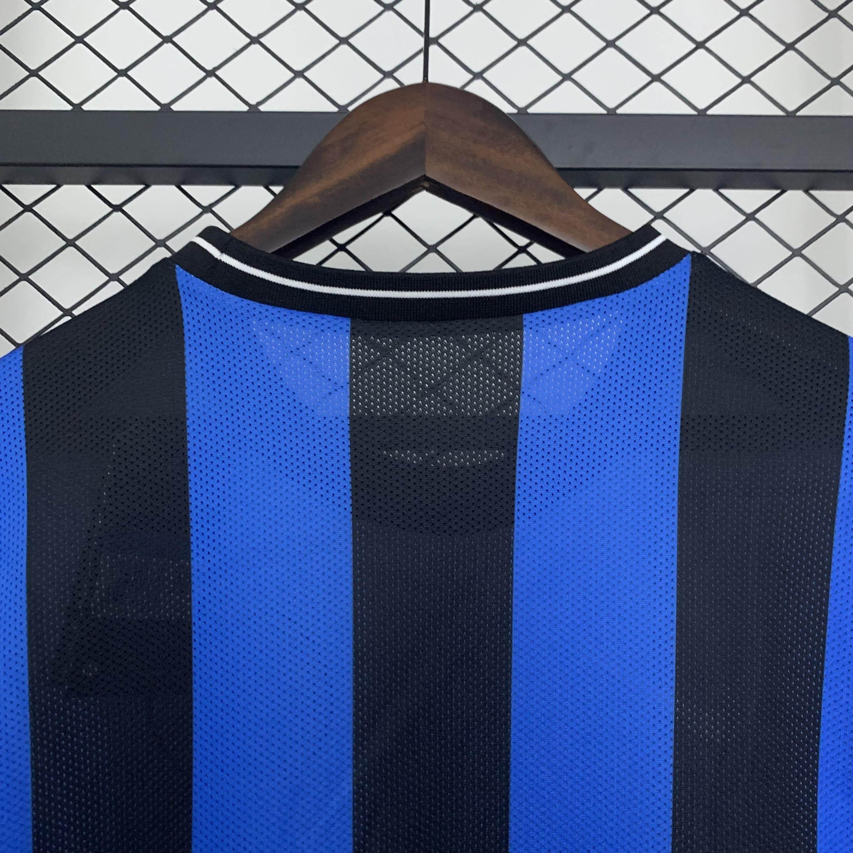 CAMISETA INTER DE MILAN I 09/10 HOMBRE MANGA LARGA (RETRO) - ZonaCamisetas