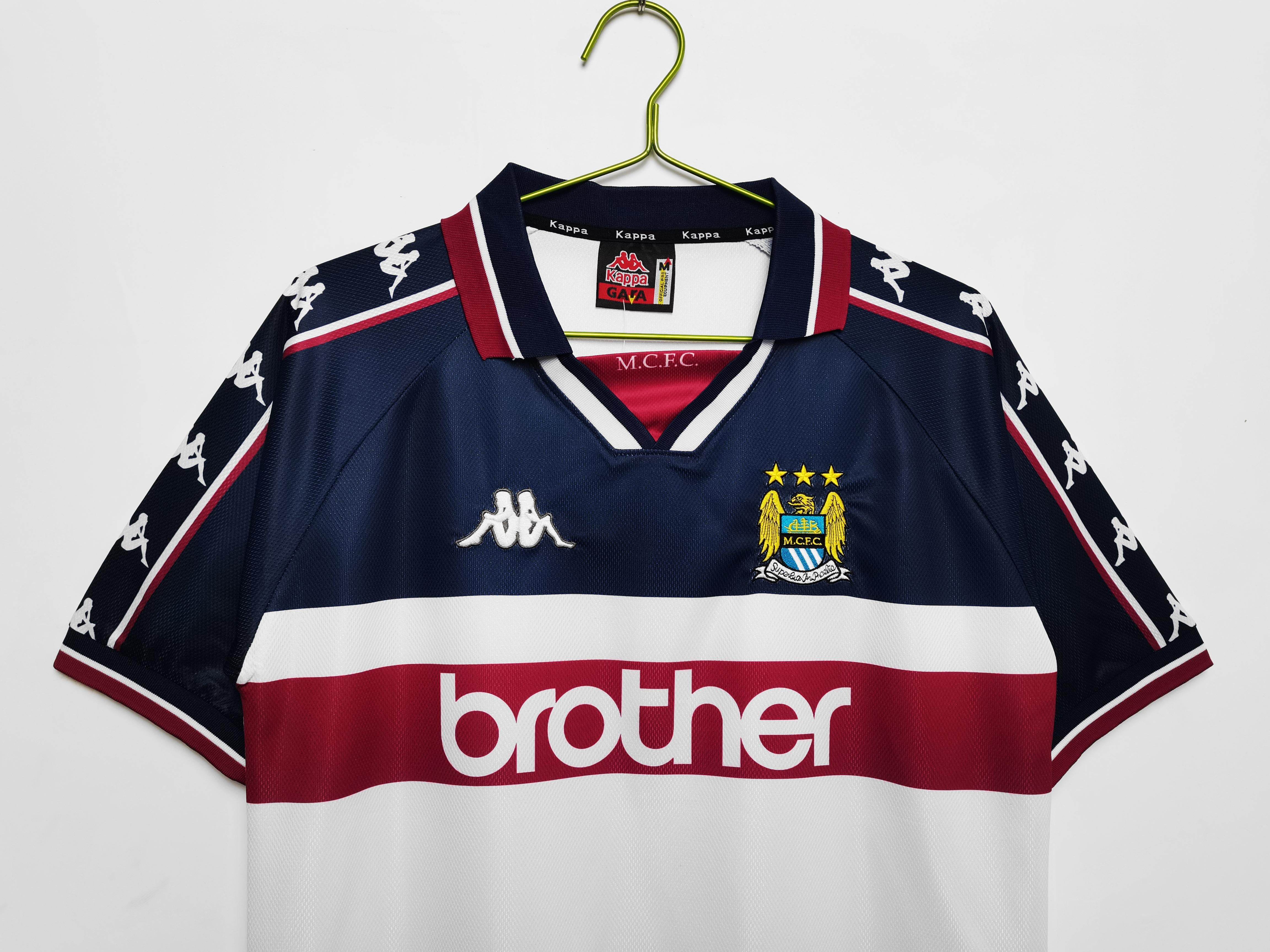 CAMISETA MANCHESTER CITY ll 97/99 HOMBRE (RETRO) - ZonaCamisetas