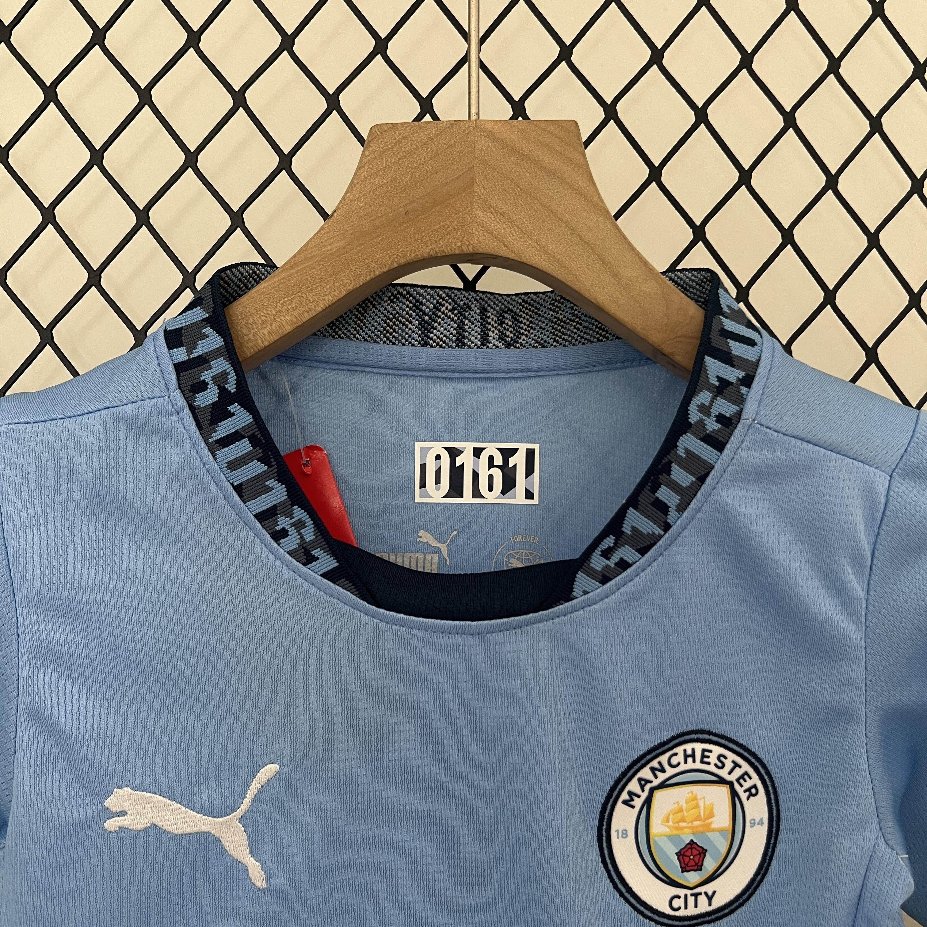 CAMISETA MANCHESTER CITY I 24/25 CONJUNTO INFANTIL - ZonaCamisetas