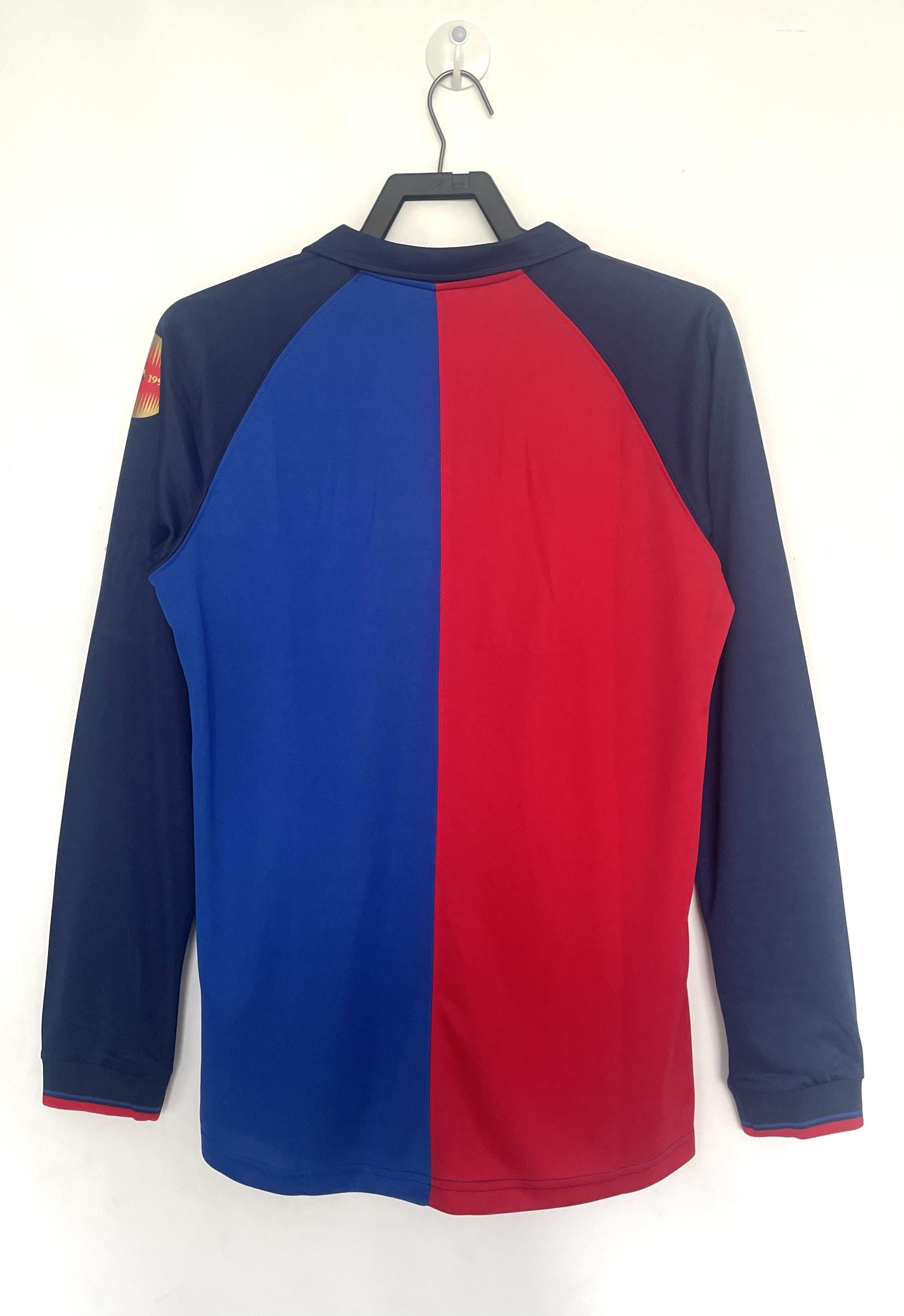 CAMISETA BARCELONA 100th HOMBRE (RETRO) MANGA LARGA