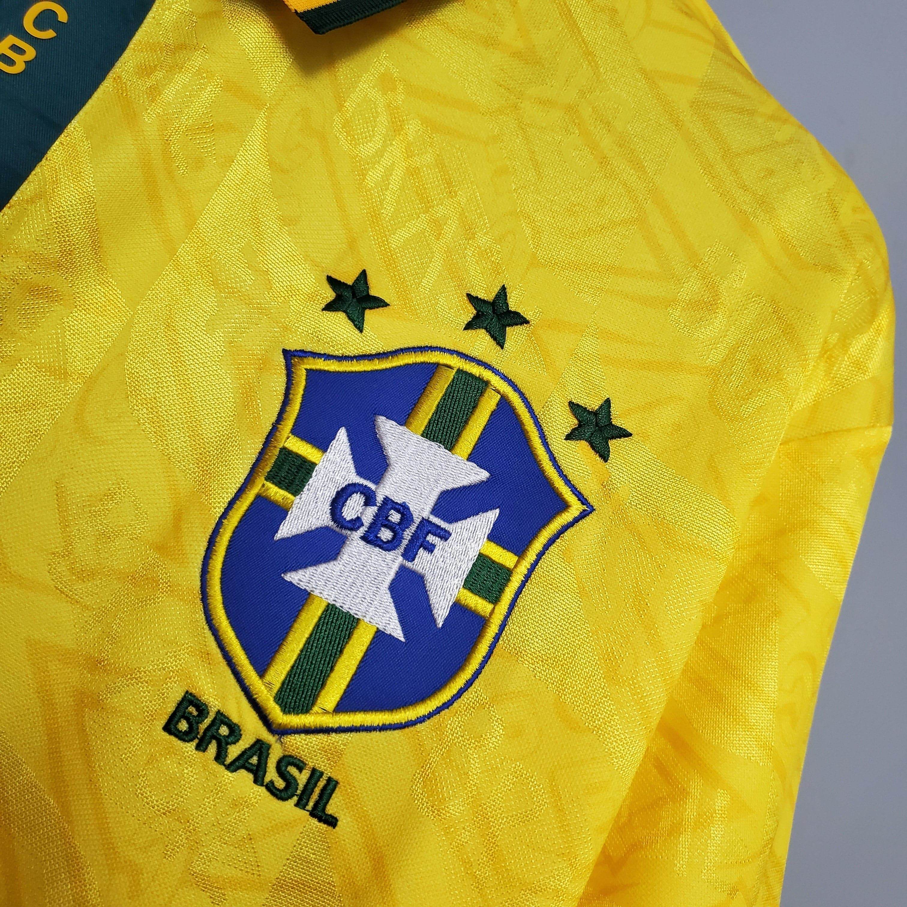 CAMISETA BRASIL I 91/93 HOMBRE (RETRO) - ZonaCamisetas