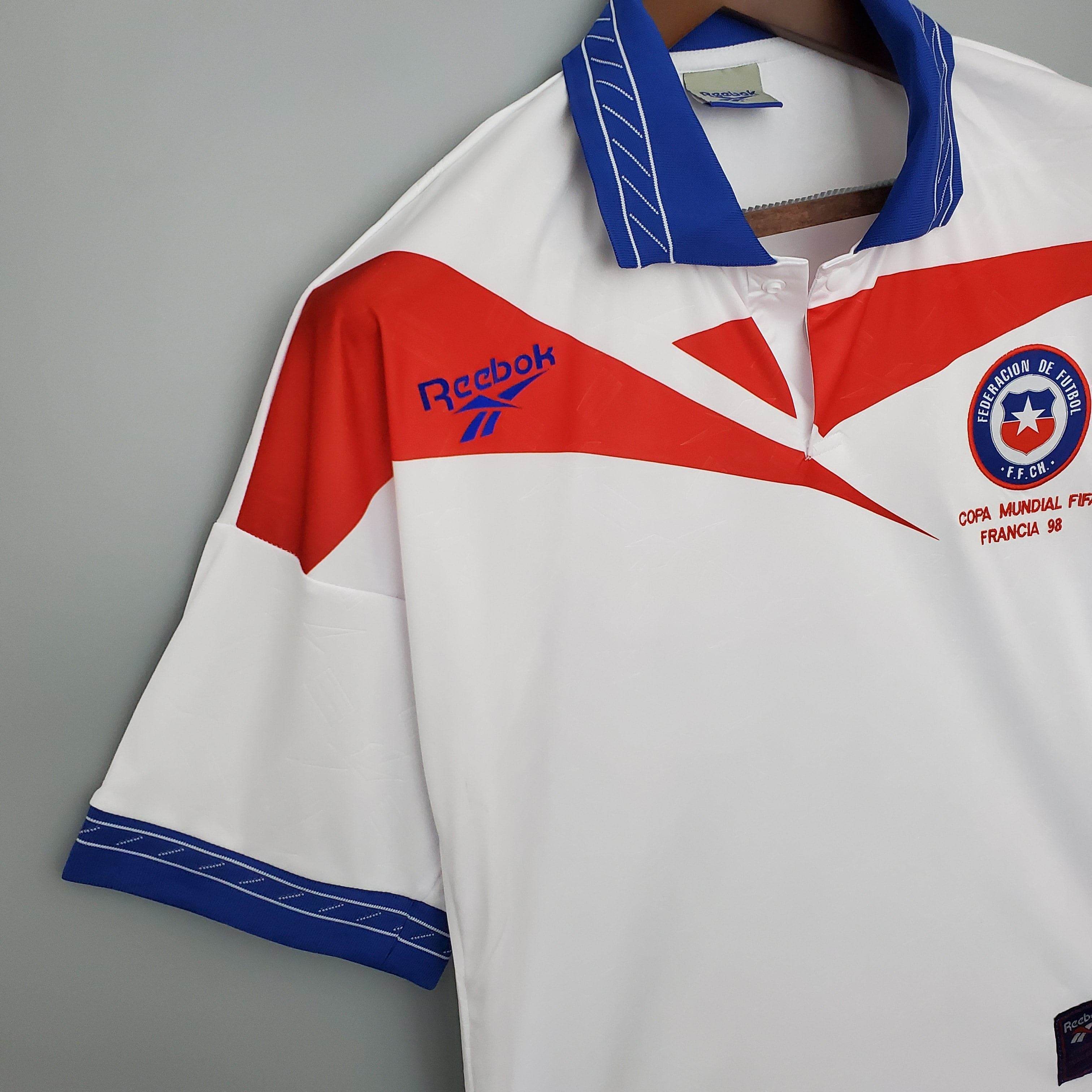 CAMISETA CHILE Il 1998 HOMBRE (RETRO) - ZonaCamisetas