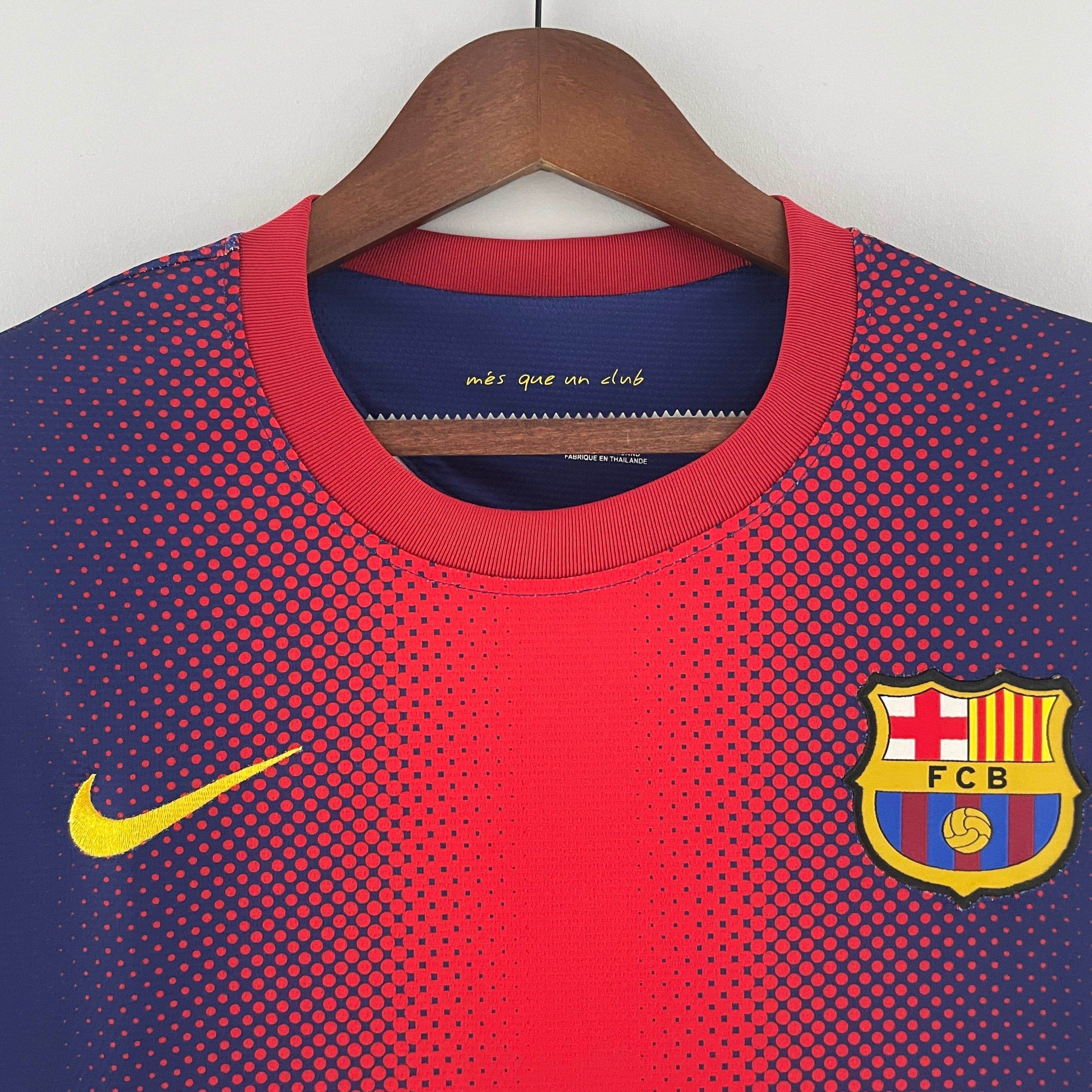 CAMISETA BARCELONA I 12/13 HOMBRE (RETRO) MANGA LARGA - ZonaCamisetas