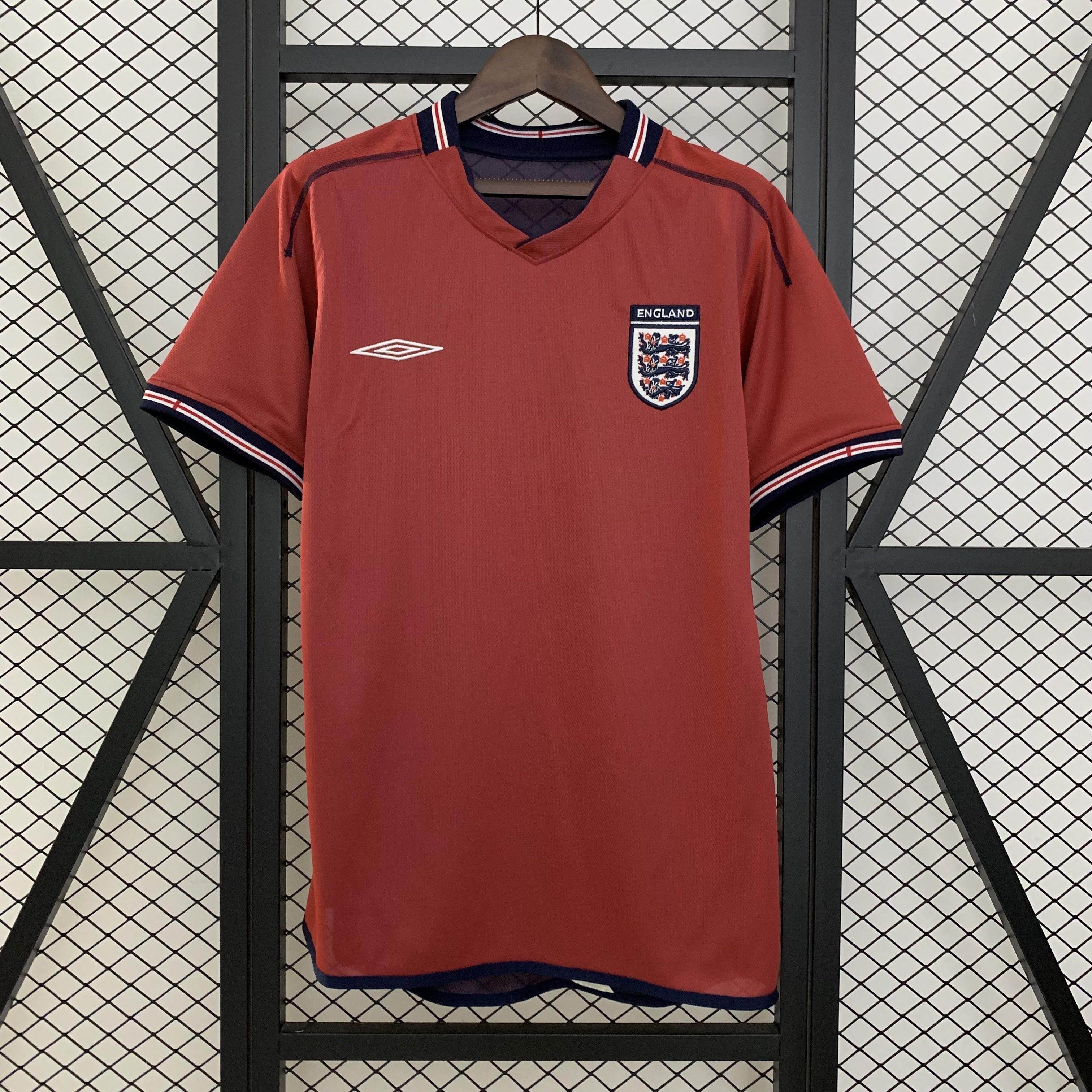 CAMISETA INGLATERRA lI 2002 HOMBRE (RETRO) - ZonaCamisetas