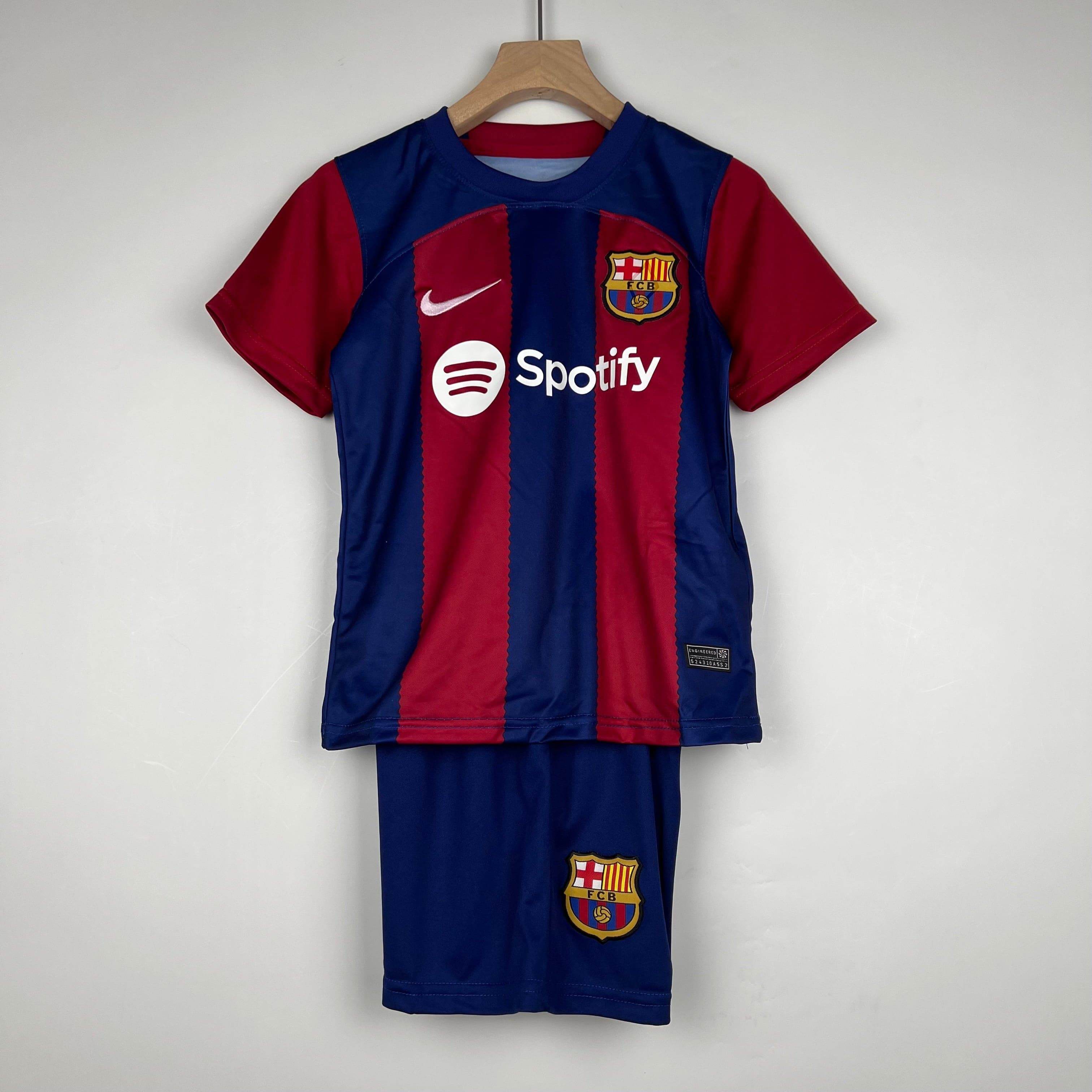 CAMISETA BARCELONA I 23/24 CONJUNTO INFANTIL - ZonaCamisetas