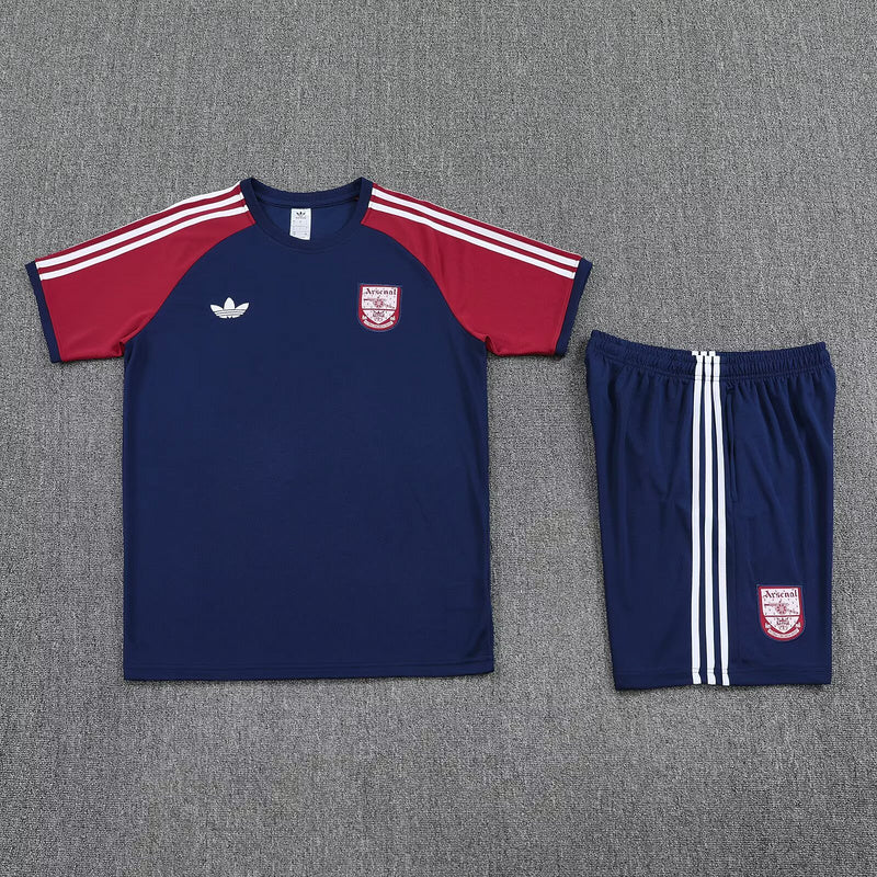 CONJUNTO CORTO ARSENAL ENTRENAMIENTO I 25/26 HOMBRE