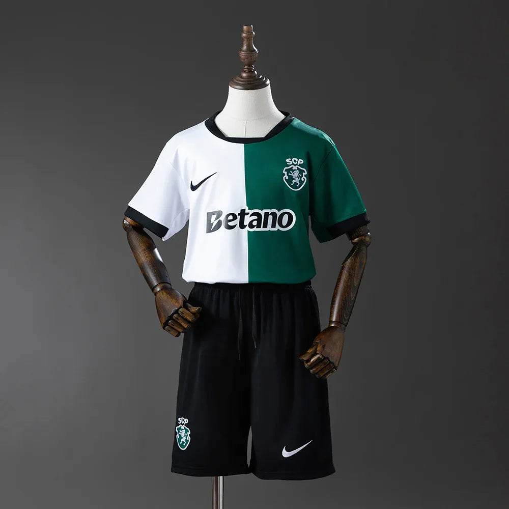 CAMISETA SPORTING LISBOA II 25/26 CONJUNTO INFANTIL - ZonaCamisetas