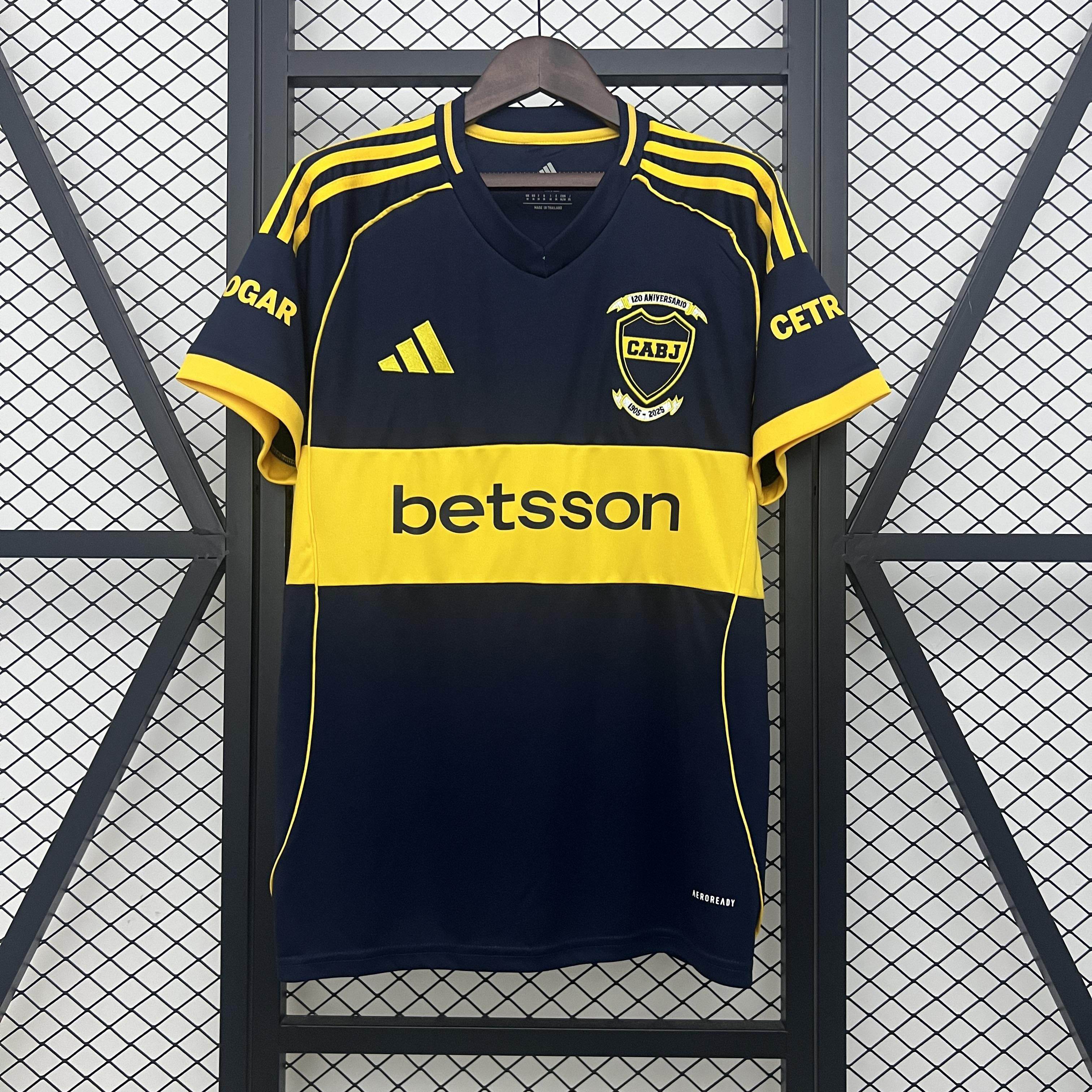 CAMISETA BOCA JUNIORS 125th HOMBRE (VERSIÓN FAN) - ZonaCamisetas