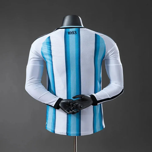 CAMISETA ARGENTINA I 2026 MANGA LARGA HOMBRE (VERSION JUGADOR) - ZonaCamisetas
