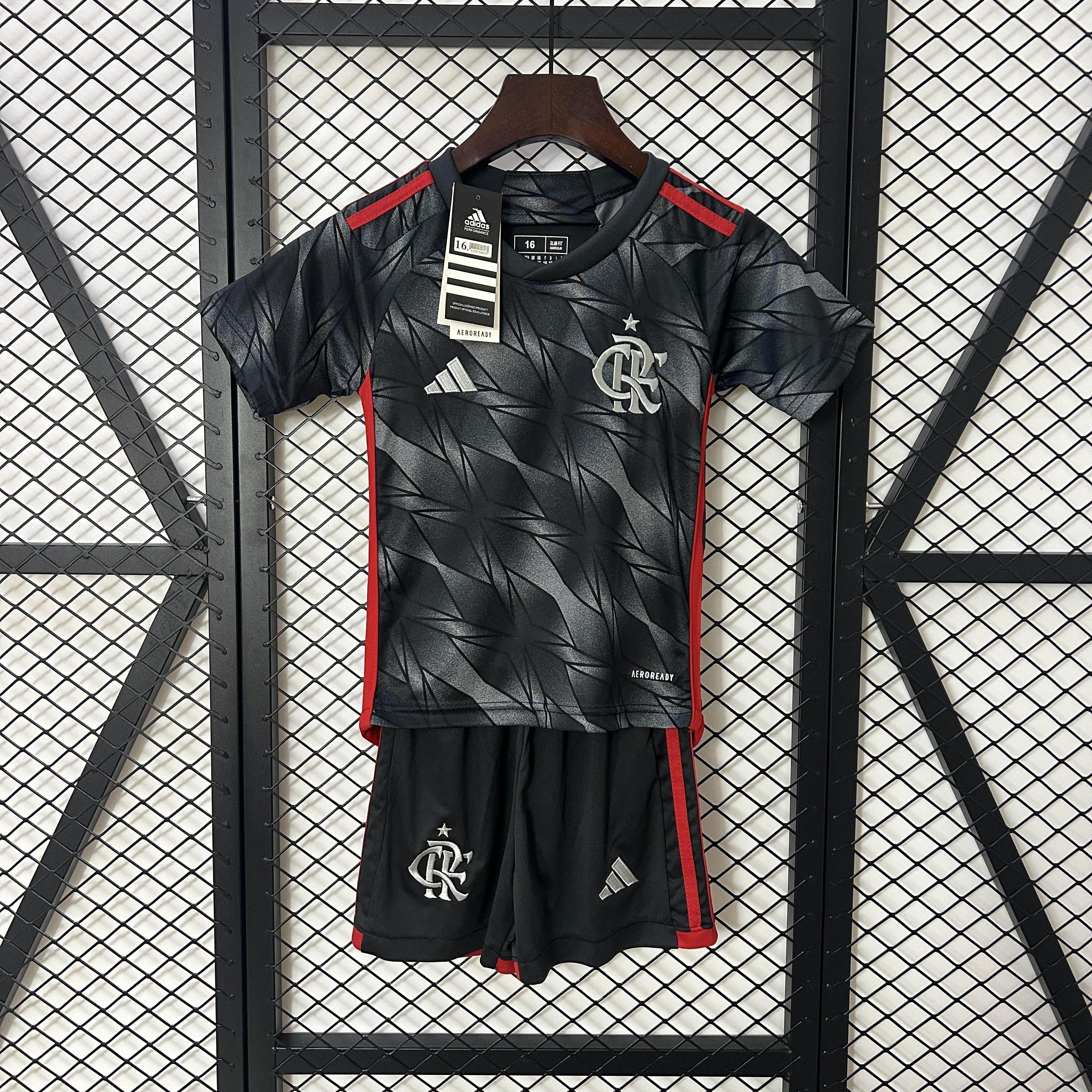 CAMISETA FLAMENGO 24/25 CONJUNTO INFANTIL - ZonaCamisetas