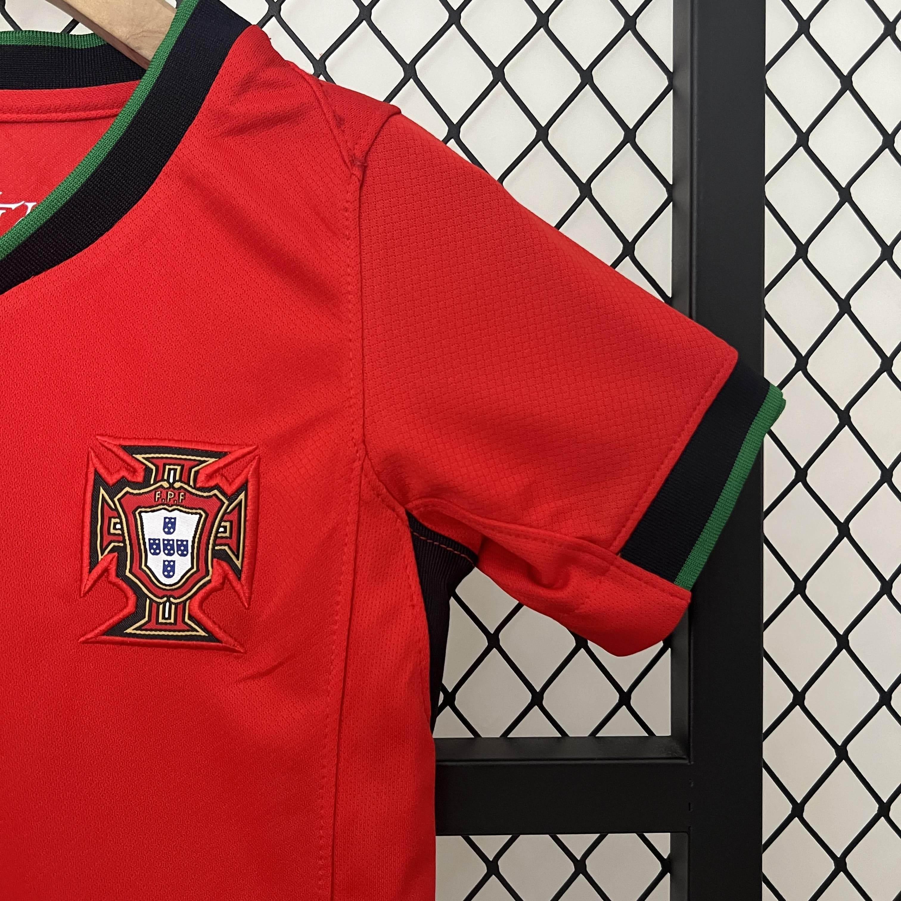 CAMISETA PORTUGAL EURO 2024 CONJUNTO INFANTIL - Zona Camisetas