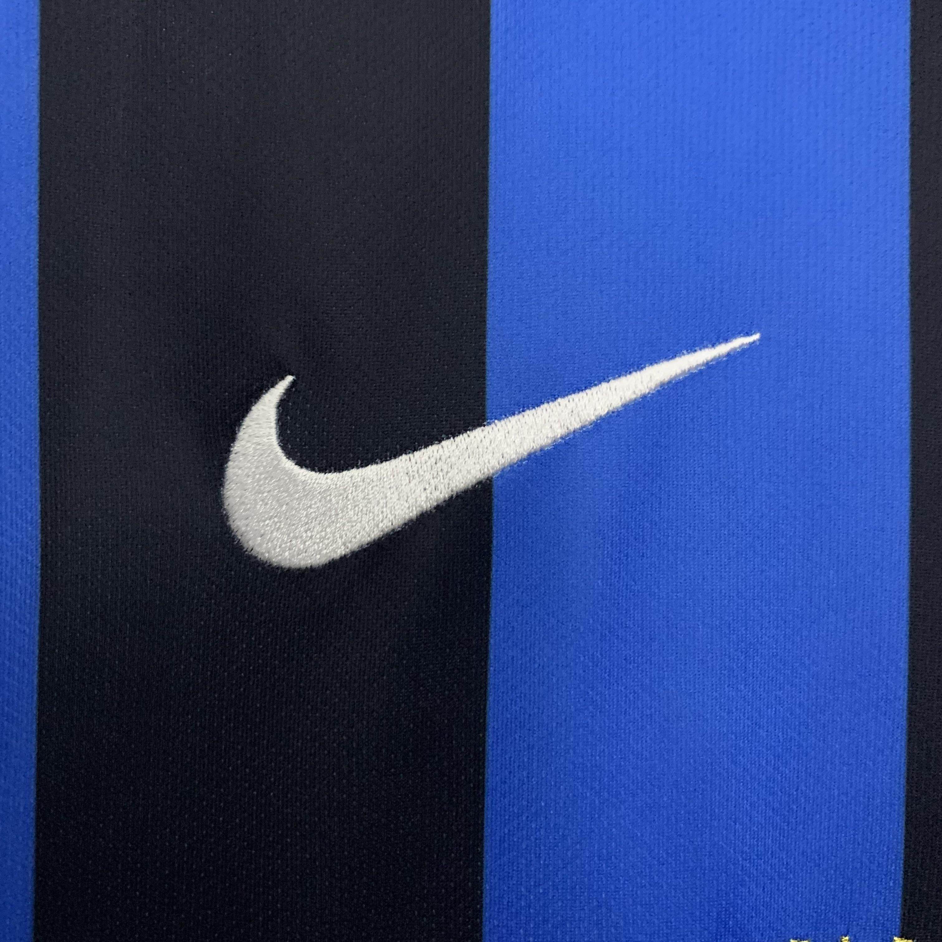 CAMISETA INTER DE MILAN I 09/10 HOMBRE MANGA LARGA (RETRO) - ZonaCamisetas