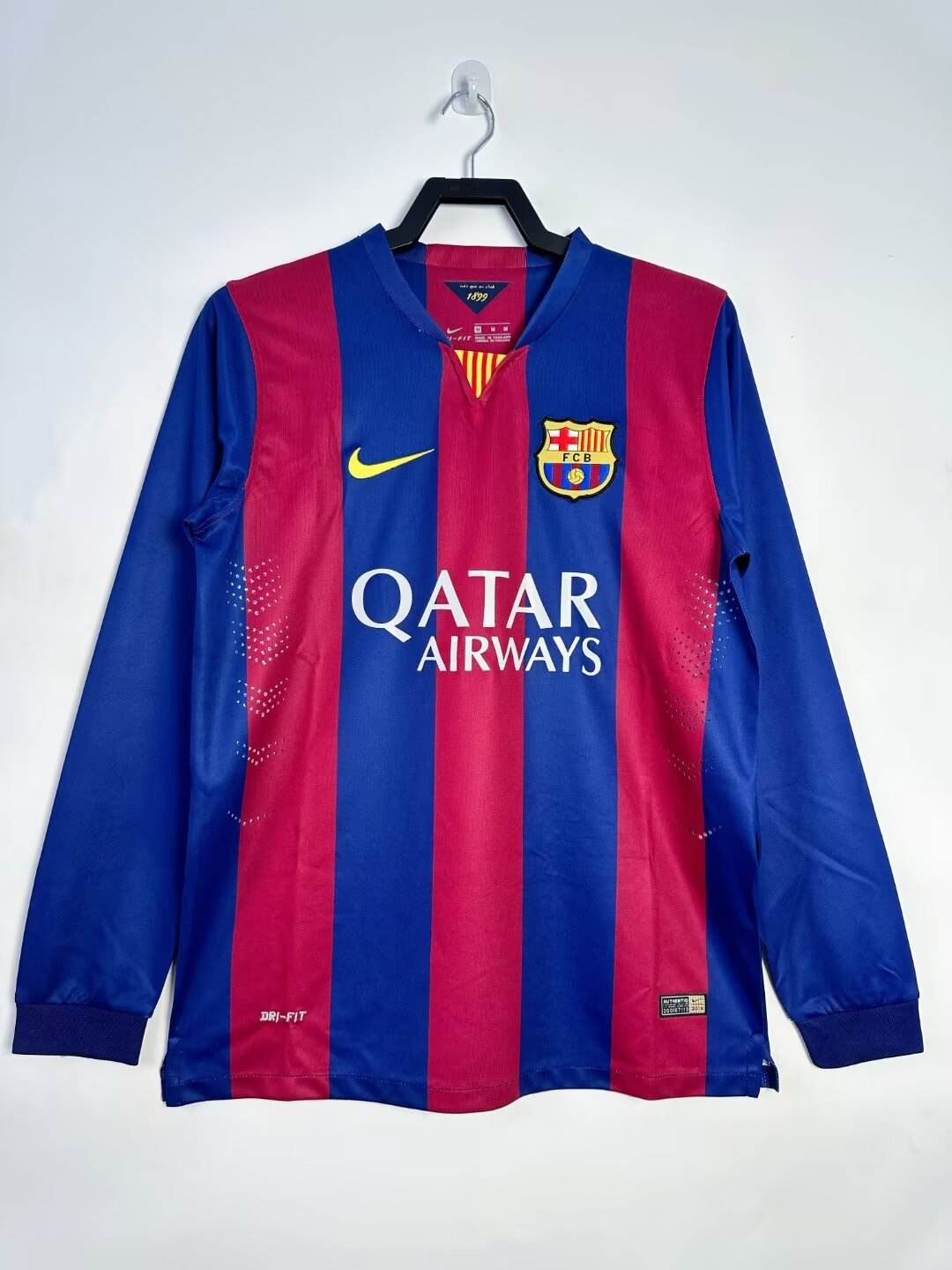 CAMISETA BARCELONA I 14/15 HOMBRE (RETRO) MANGA LARGA - ZonaCamisetas